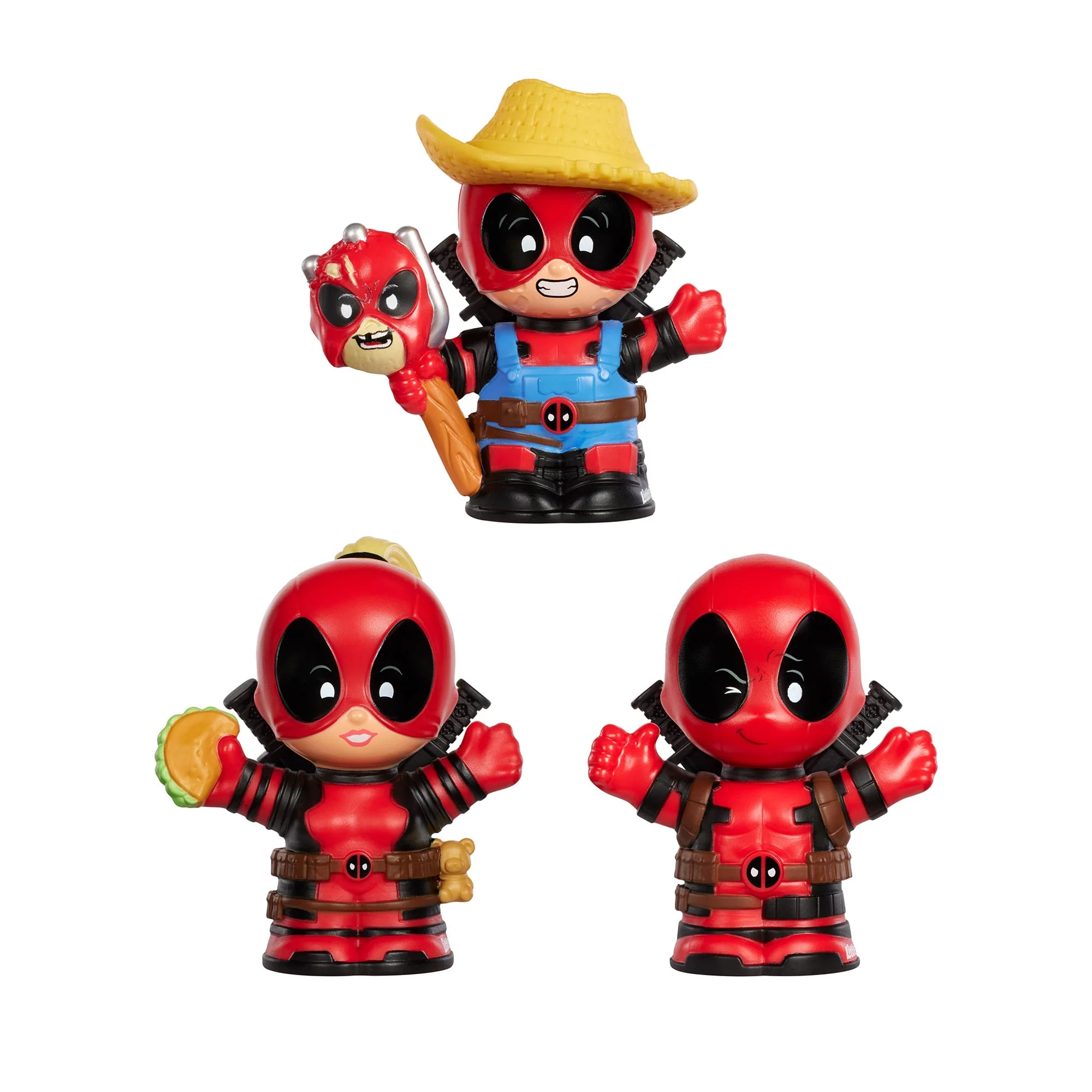 Mattel Creations Little People Collector Deadpool Set