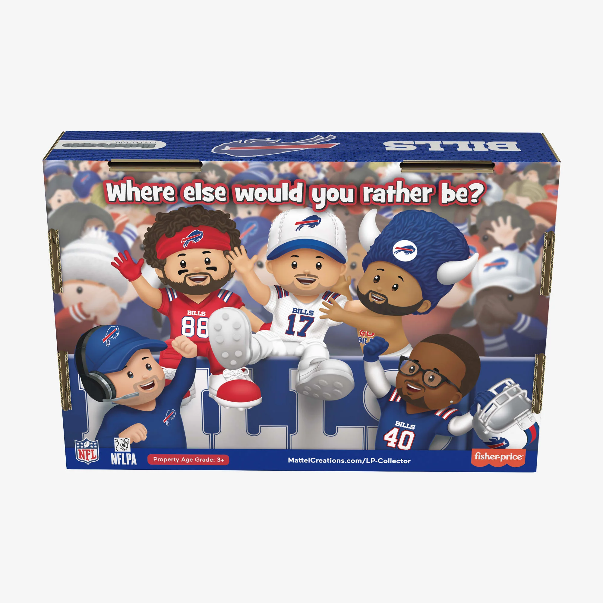 Mattel Creations Little People Collector x NFL Buffalo Bills Set