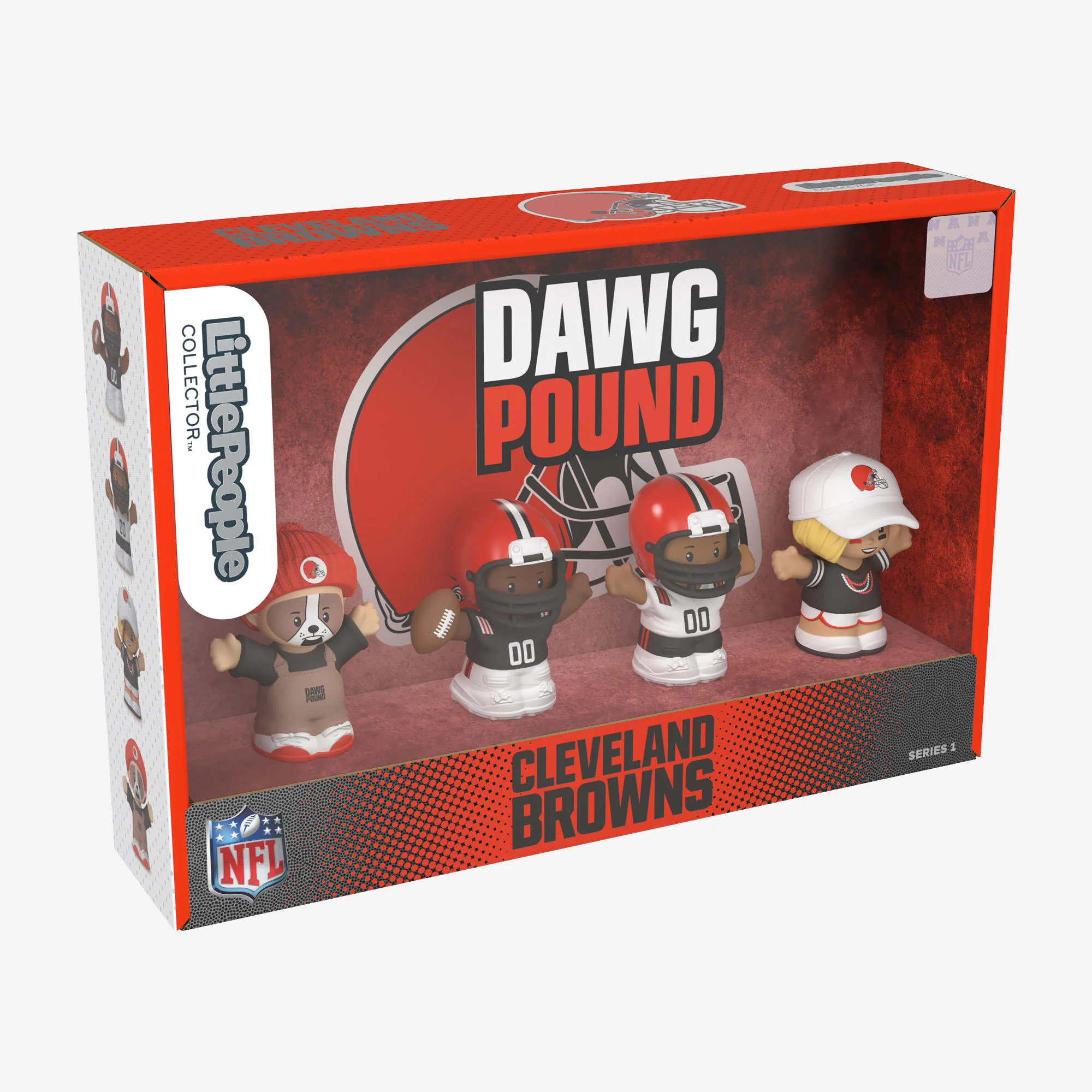 Mattel Creations Little People Collector x NFL Cleveland Browns Set