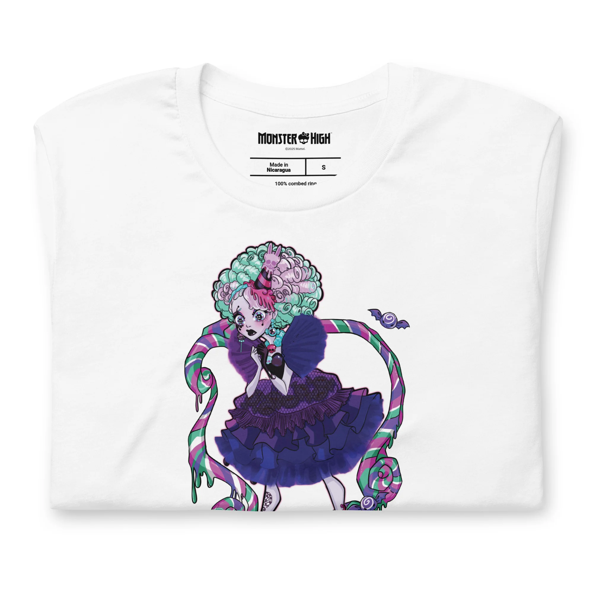 Mattel Creations Monster High Sweet Scream Twyla White T-Shirt