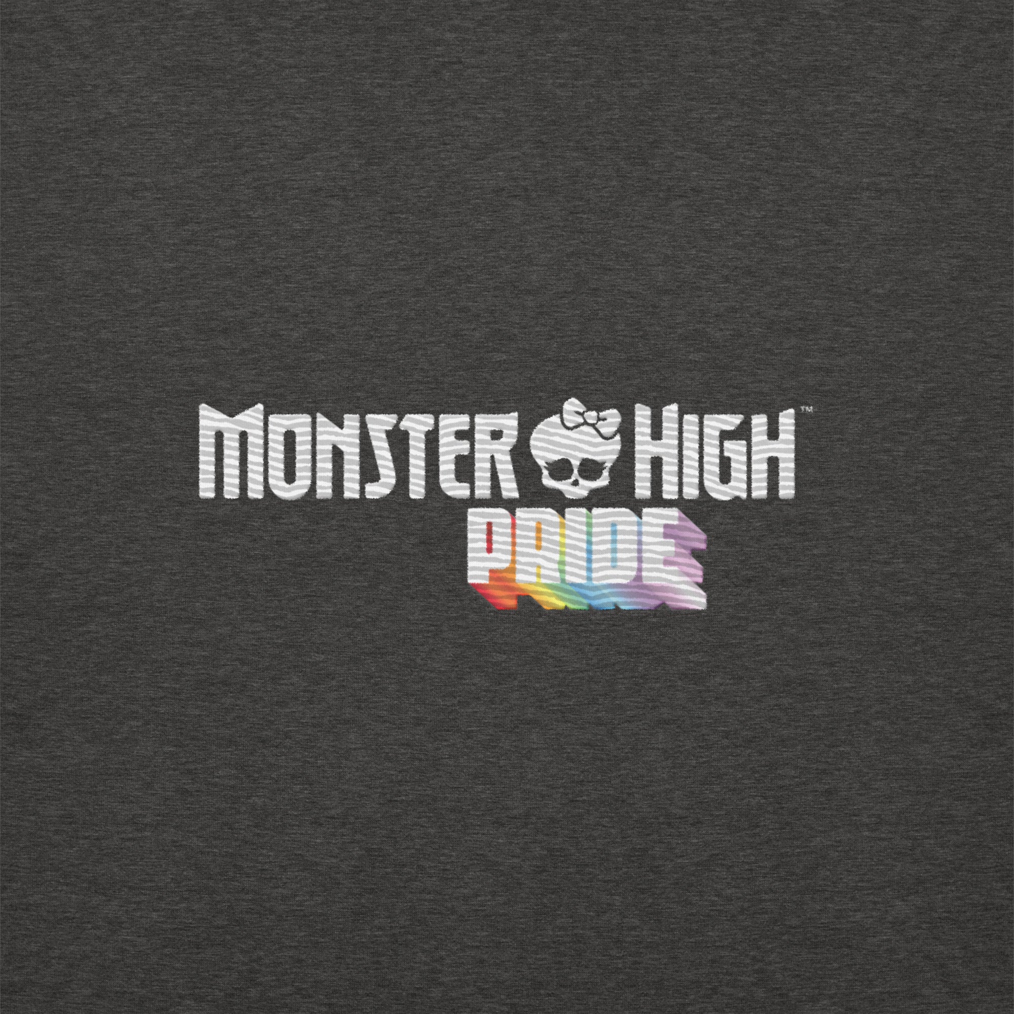 Mattel Creations Monster High Pride Toralei & Clawdeen Grey Sweatshirt