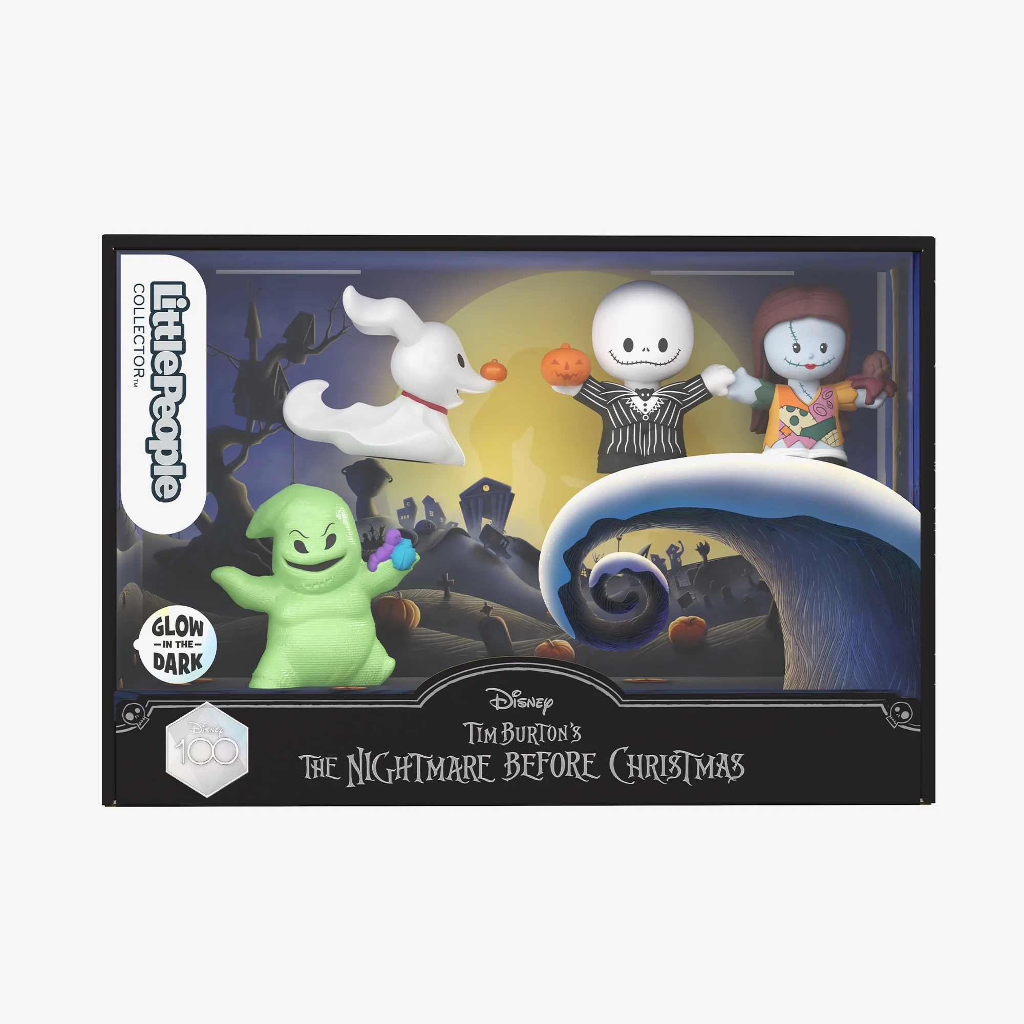 Mattel Creations Little People Collector Disney Tim Burton's The Nightmare Before Christmas Set