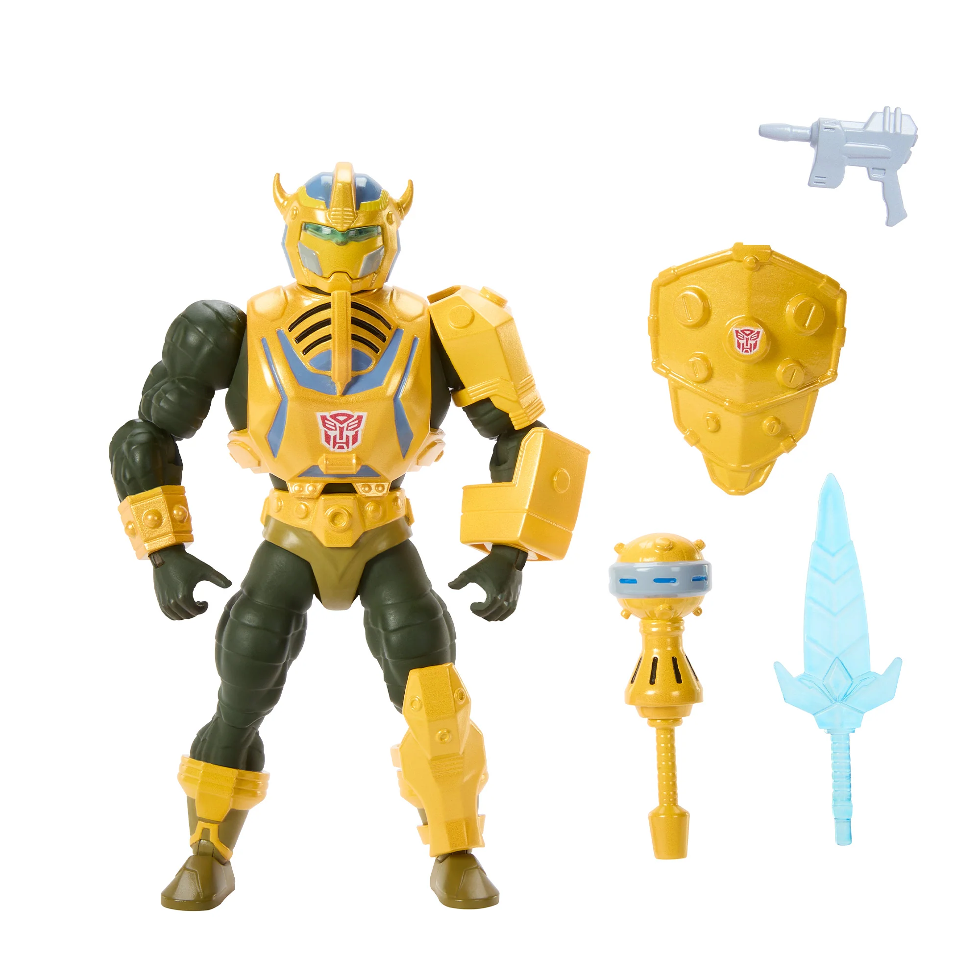 Mattel Creations Masters of the Universe x Transformers Bumblebee Armor Man-At-Arms Action Figure