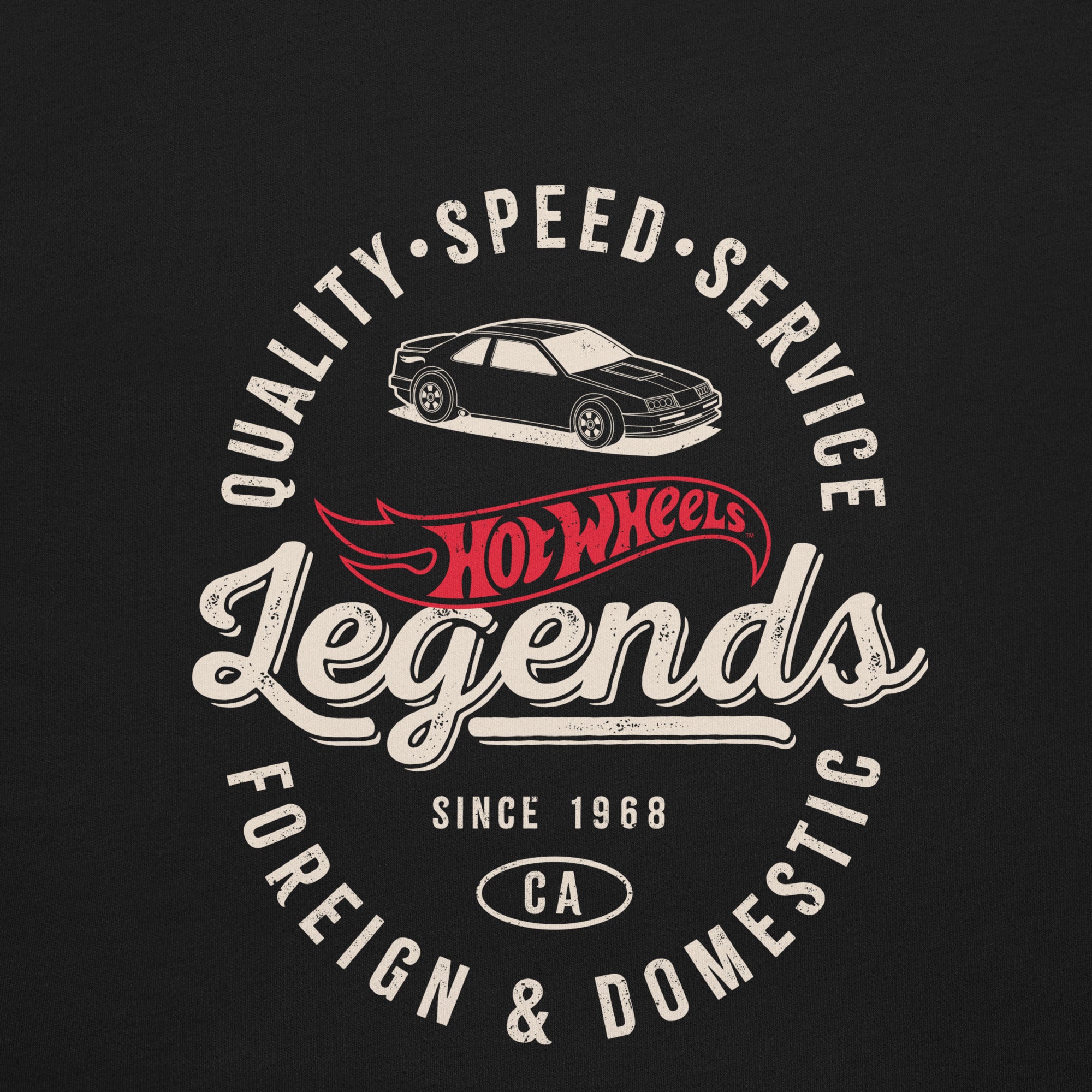 Mattel Creations Hot Wheels Customizable Legends Mechanic Black T-Shirt