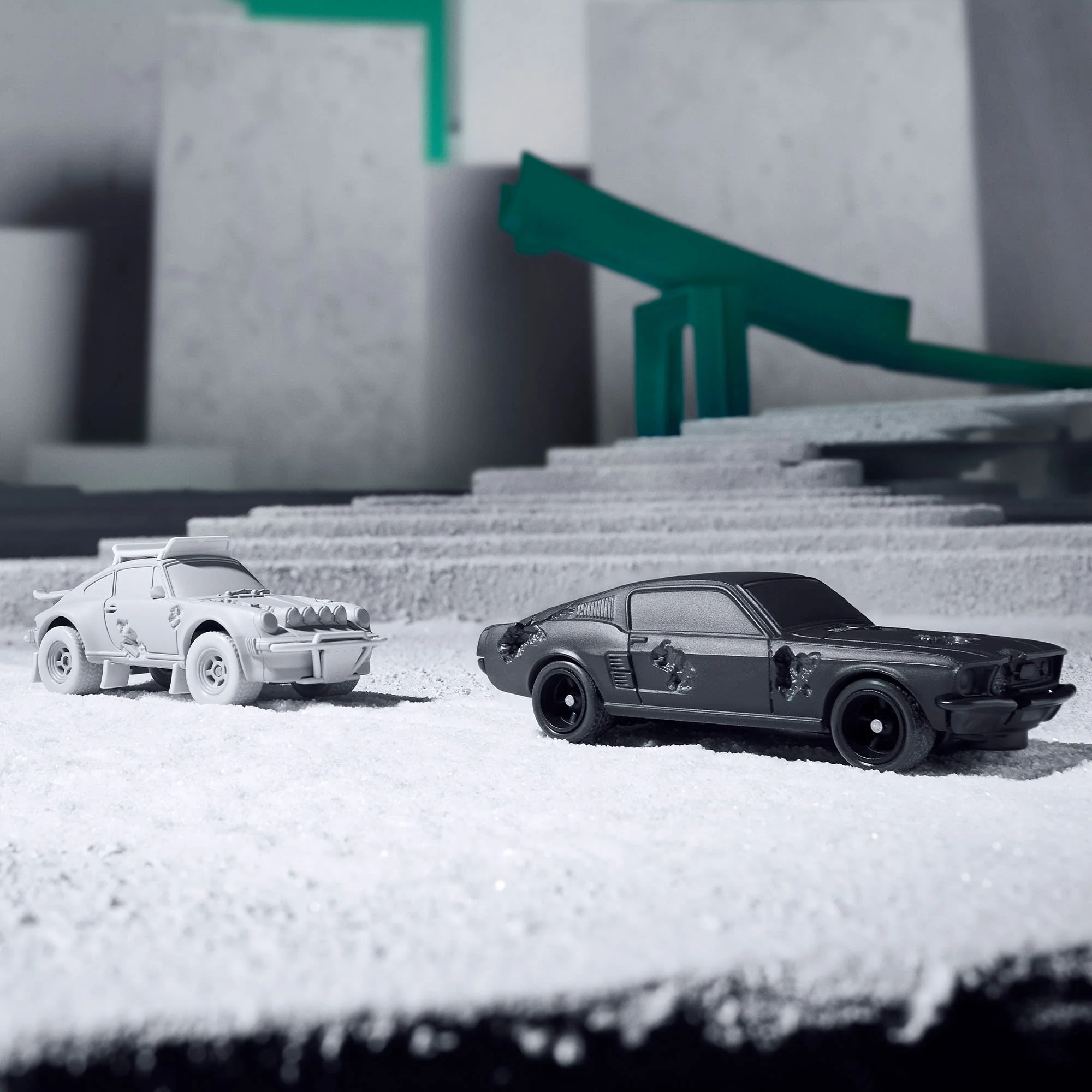 Mattel Creations Hot Wheels x Daniel Arsham Eroded Ford Mustang