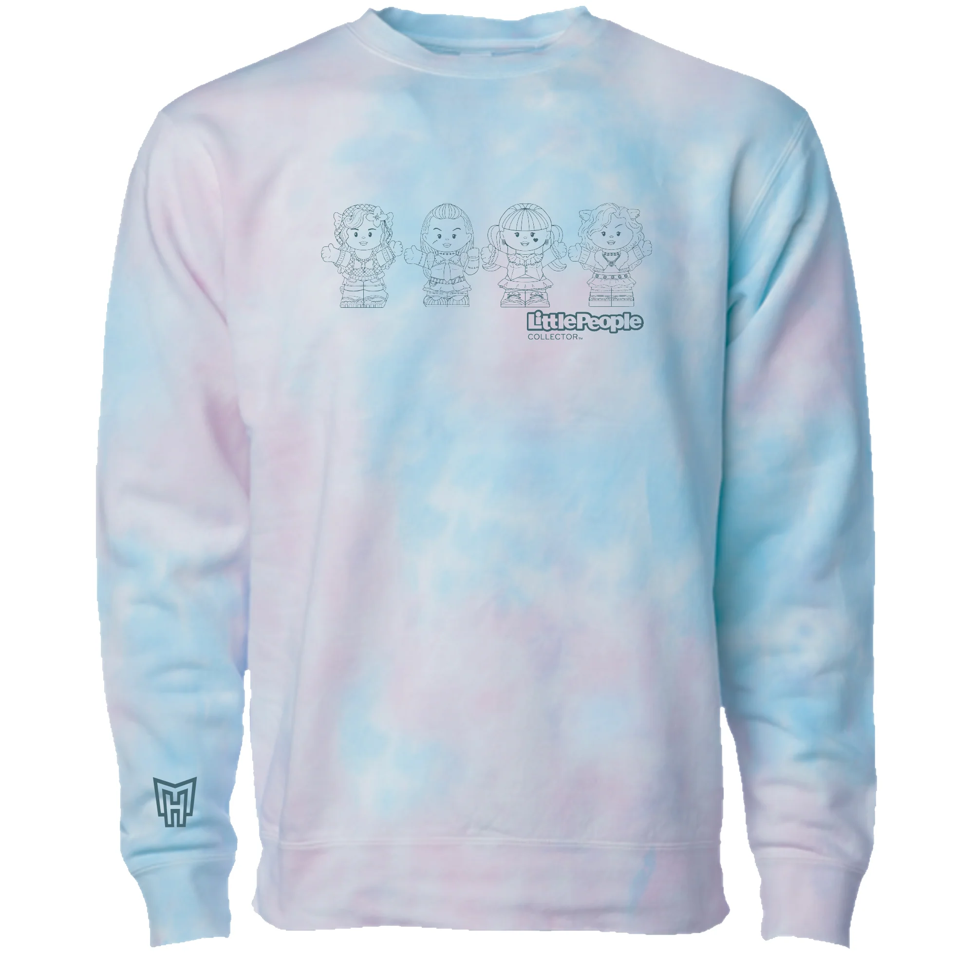 Mattel Creations Little People Collector Monster High Multi Tie Dye Sweatshirt