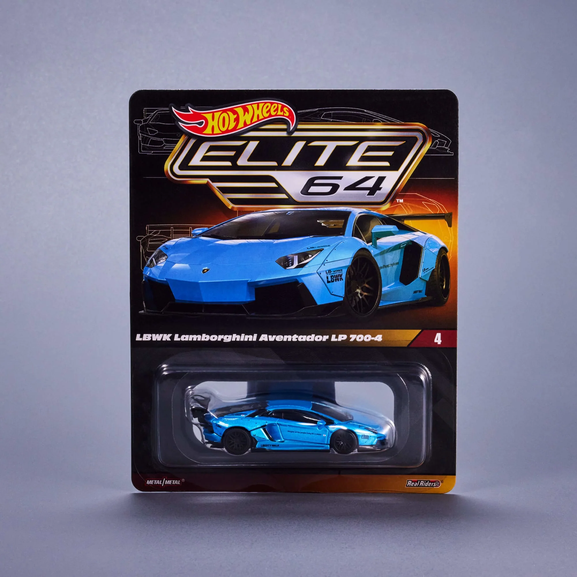 Mattel Creations Elite 64 Series LBWK Lamborghini Aventador LP 700-4