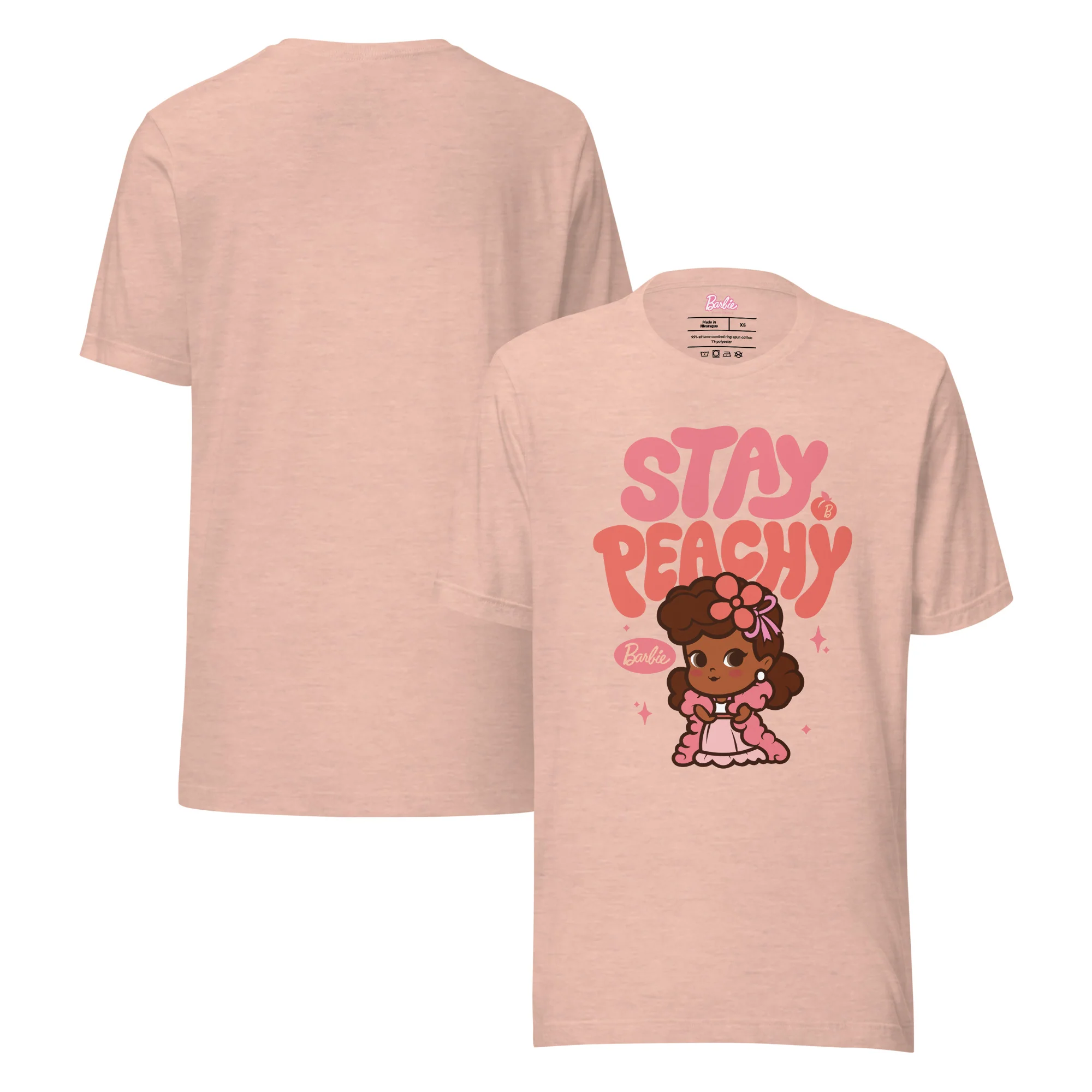 Mattel Creations Barbie Stay Peachy Cutie Peach T-Shirt