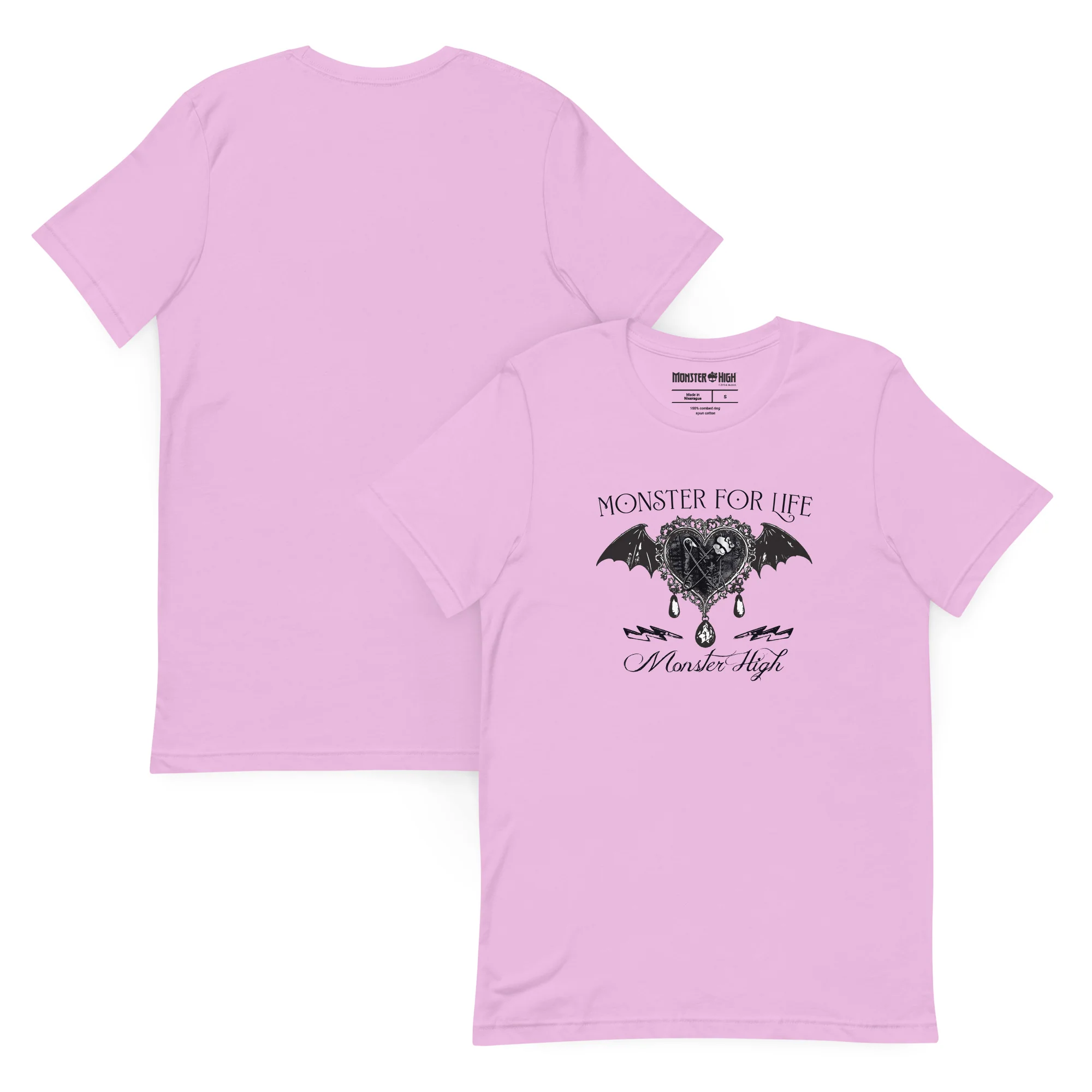 Mattel Creations Monster High Monster for Life Purple T-Shirt