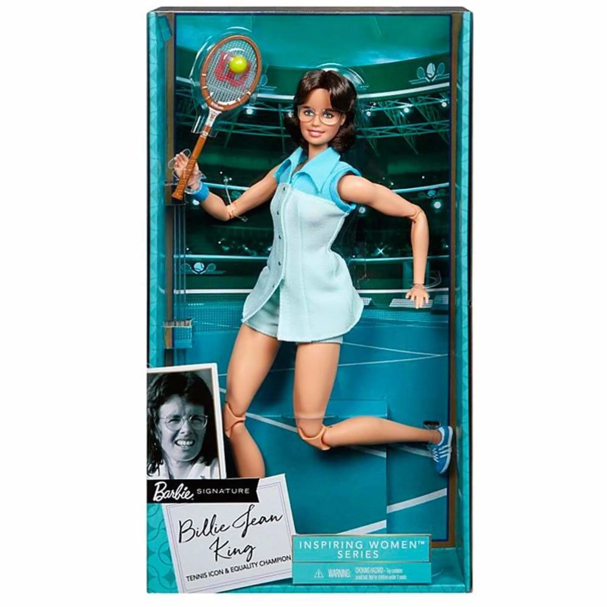 Mattel Creations Billie Jean King Barbie Inspiring Women Series Doll