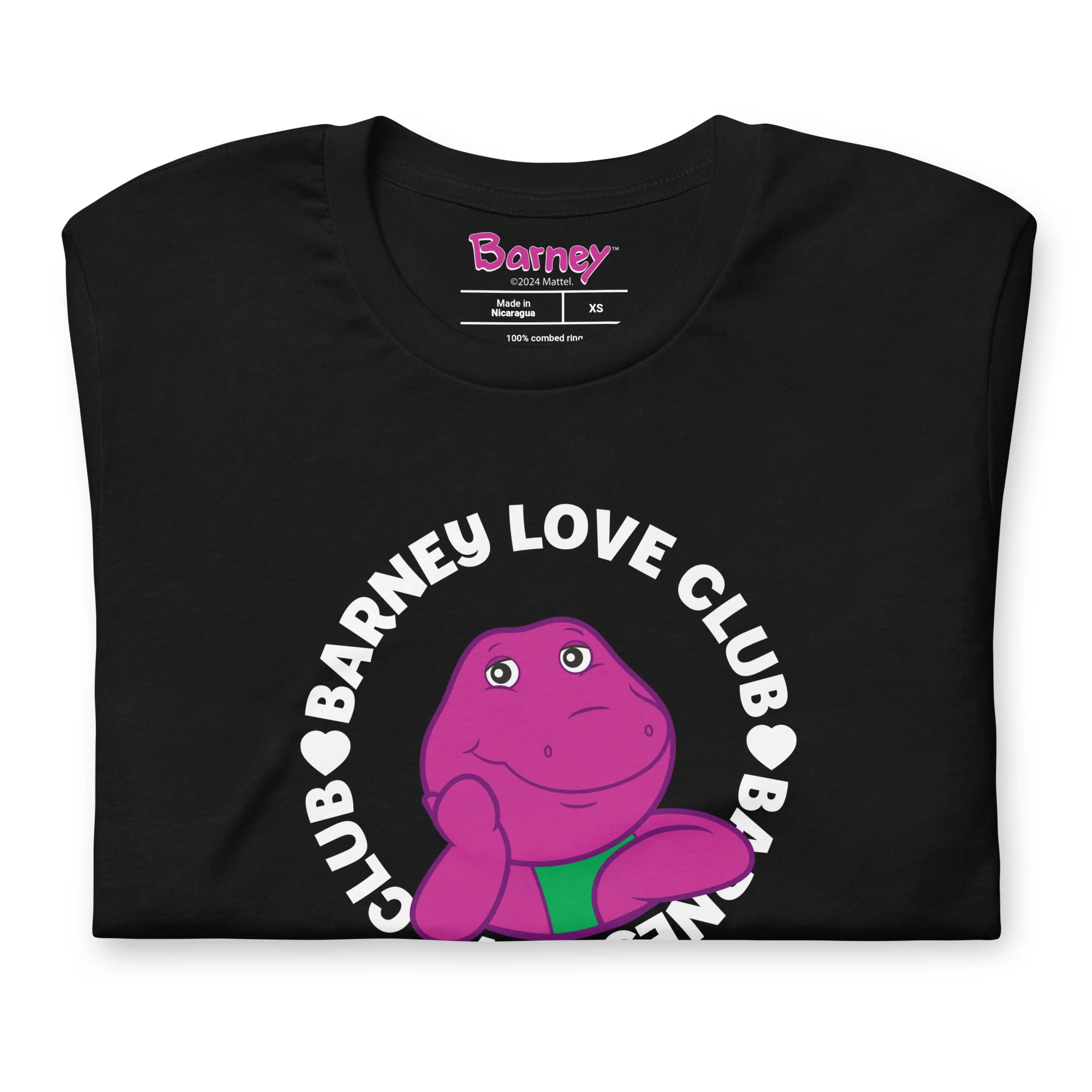 Mattel Creations Barney Love Club T-Shirt