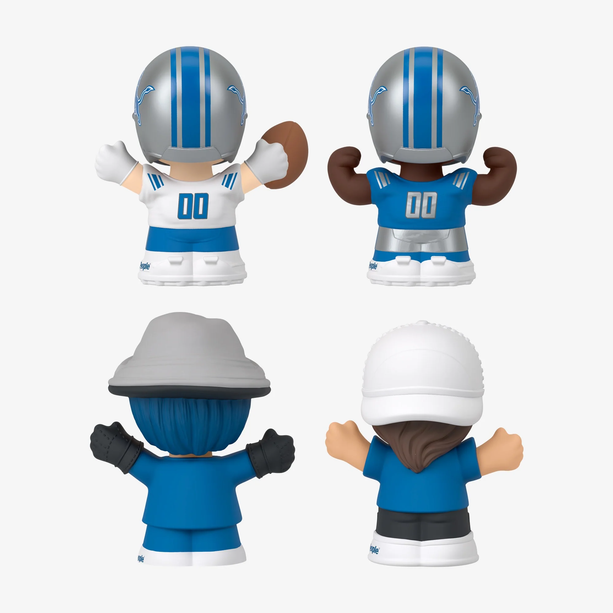 Mattel Creations Little People Collector x NFL Detroit Lions Set