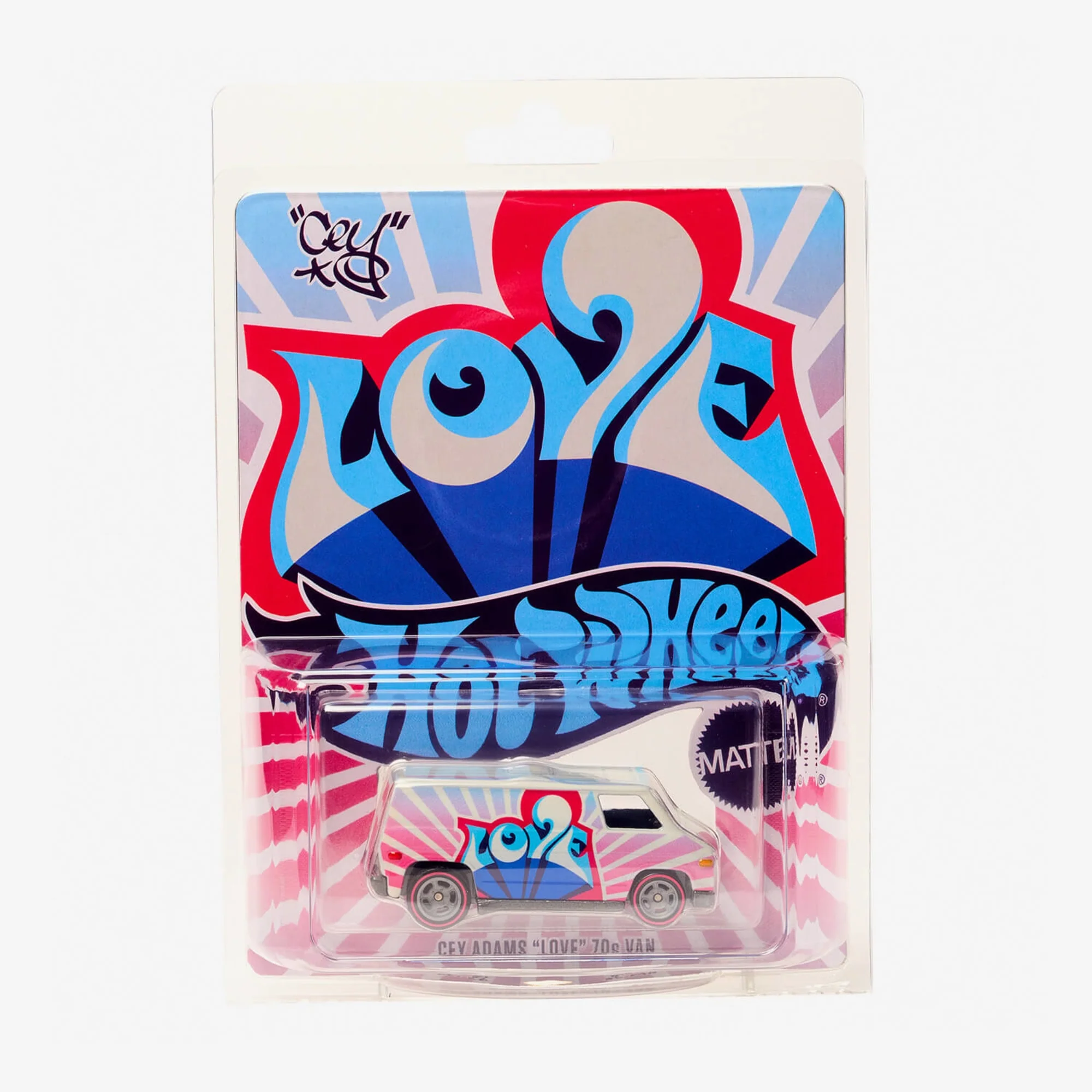 Mattel Creations Hot Wheels Cey Adams “LOVE” 70's Van