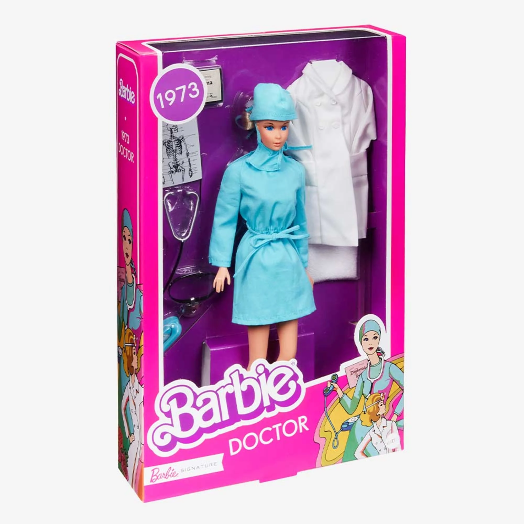 Mattel Creations Barbie 1973 Doctor Doll