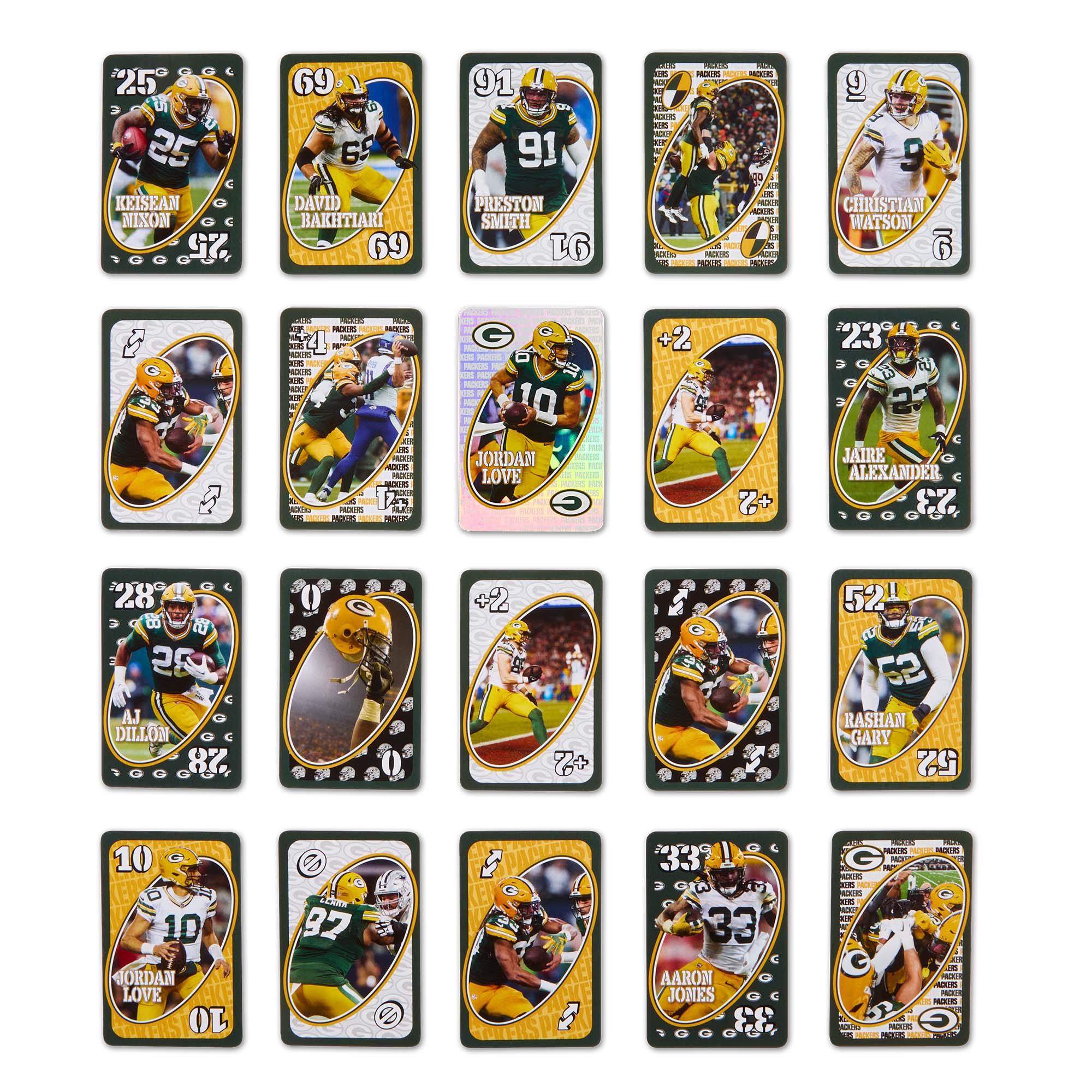 Mattel Creations UNO Fandom NFL Green Bay Packers Game Deck