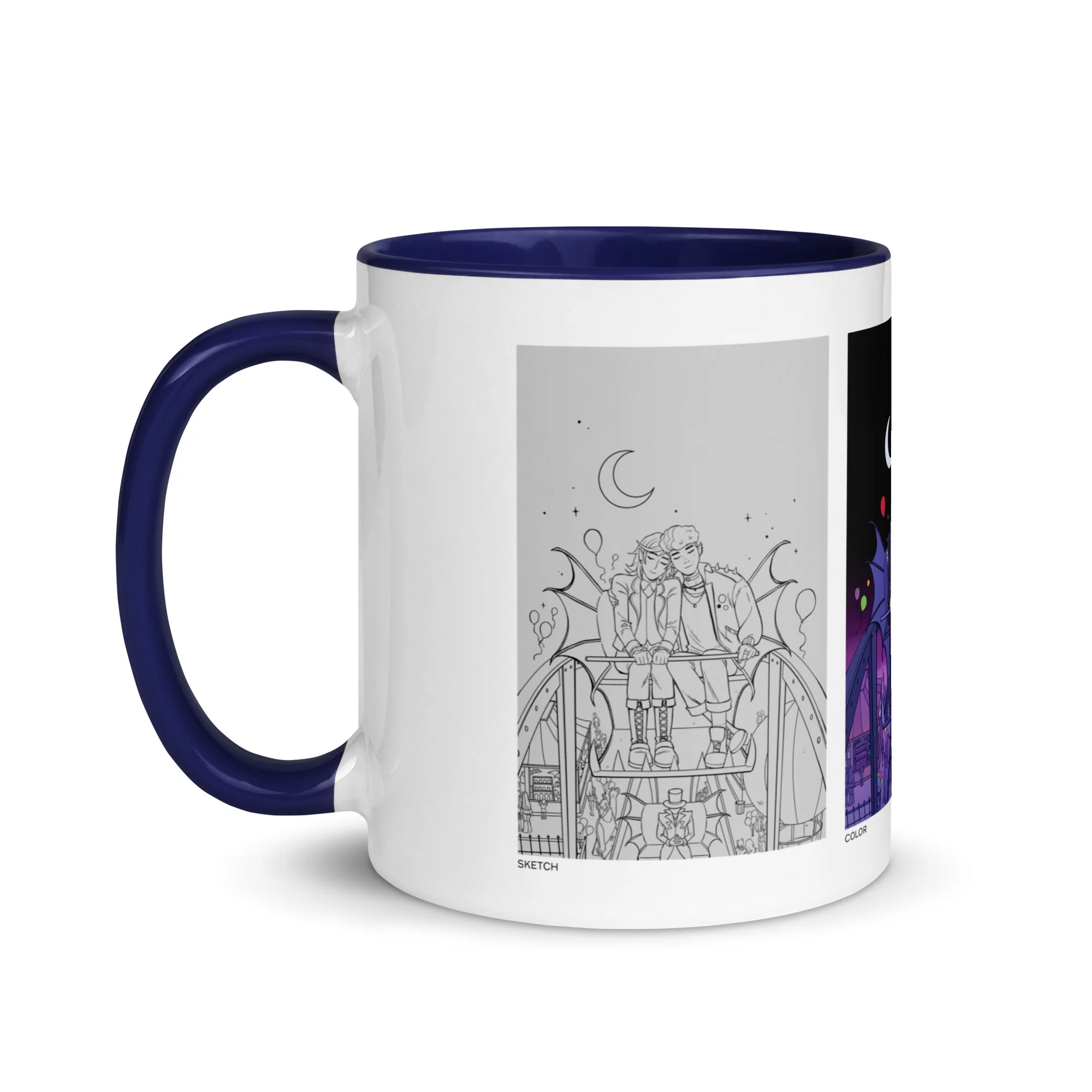 Mattel Creations Monster High Pride Kieran & Spelldon White Mug
