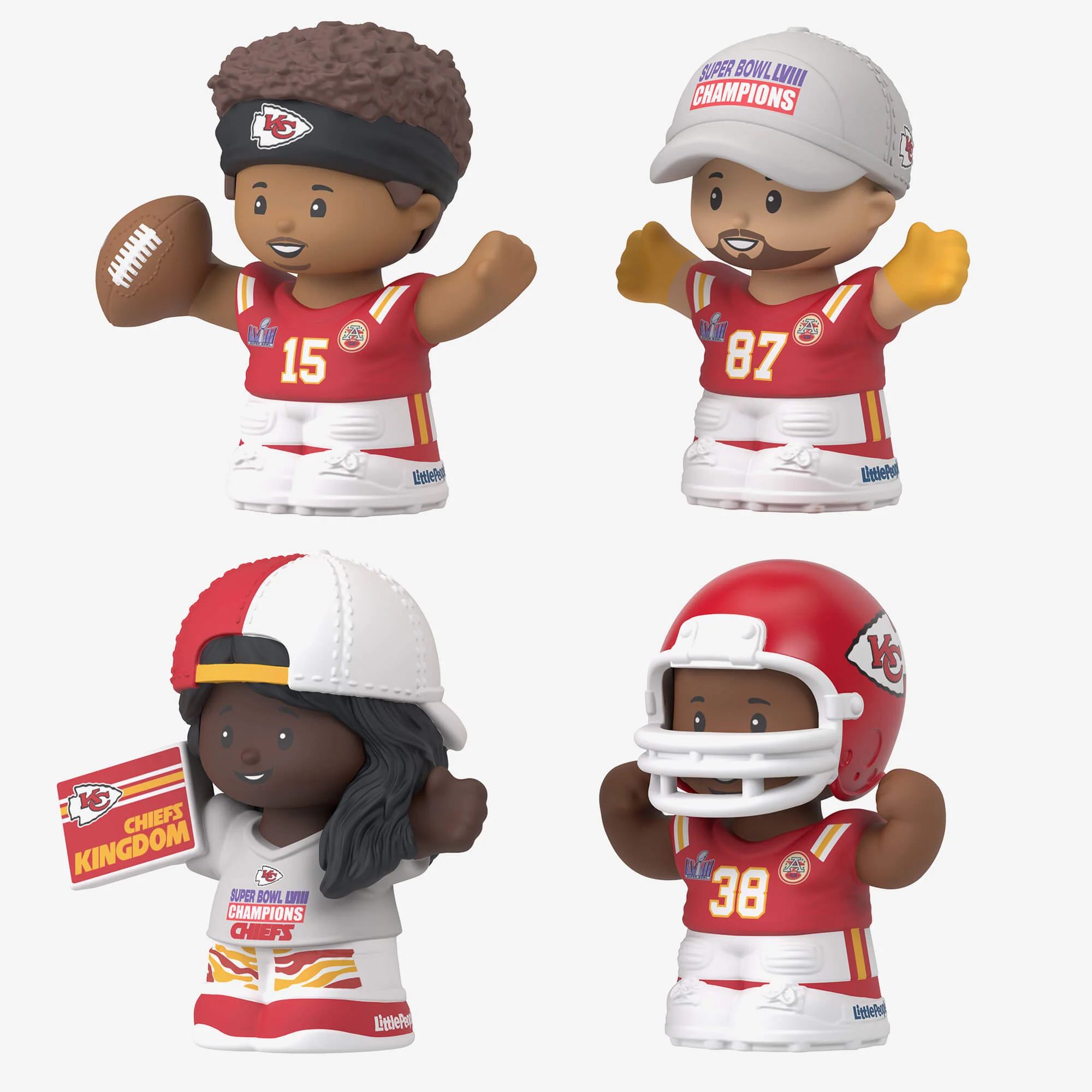 Mattel Creations Little People Collector Super Bowl LVIII Champions Set