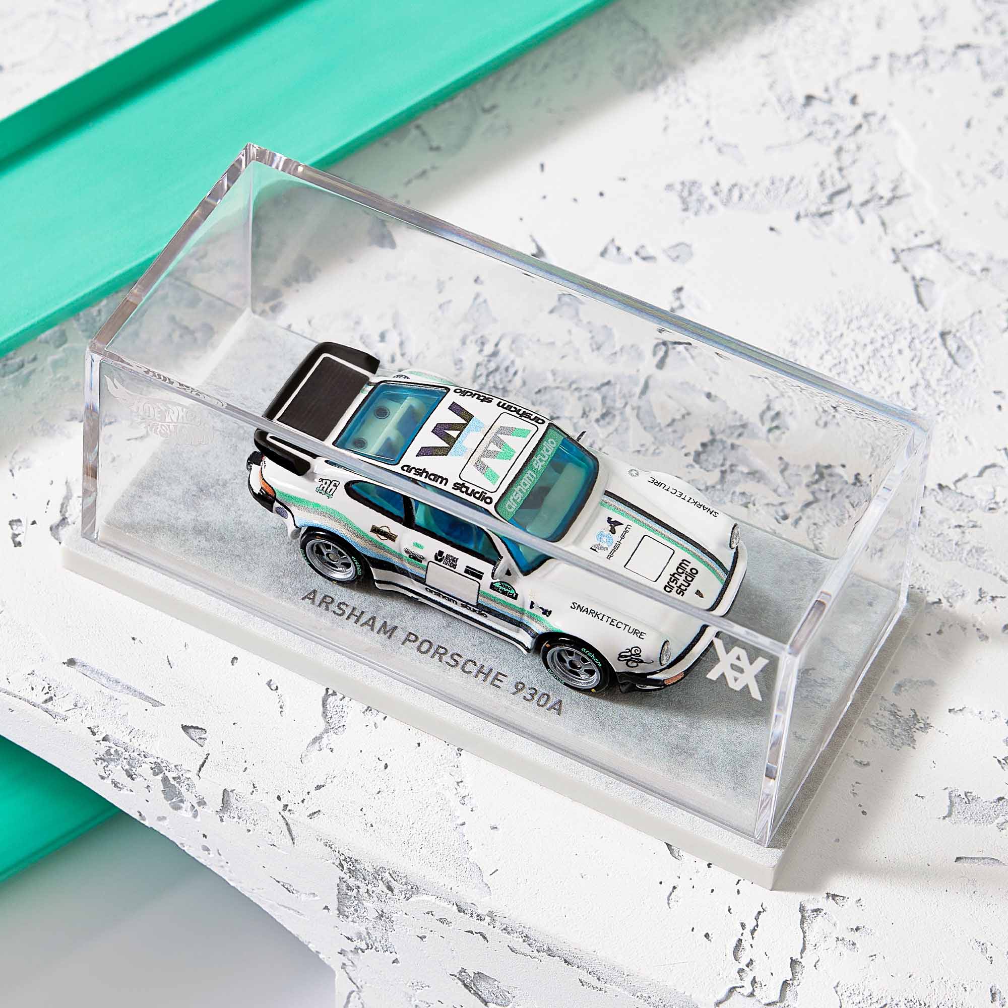 Mattel Creations Hot Wheels x Daniel Arsham Complete Car and Rally Case Set