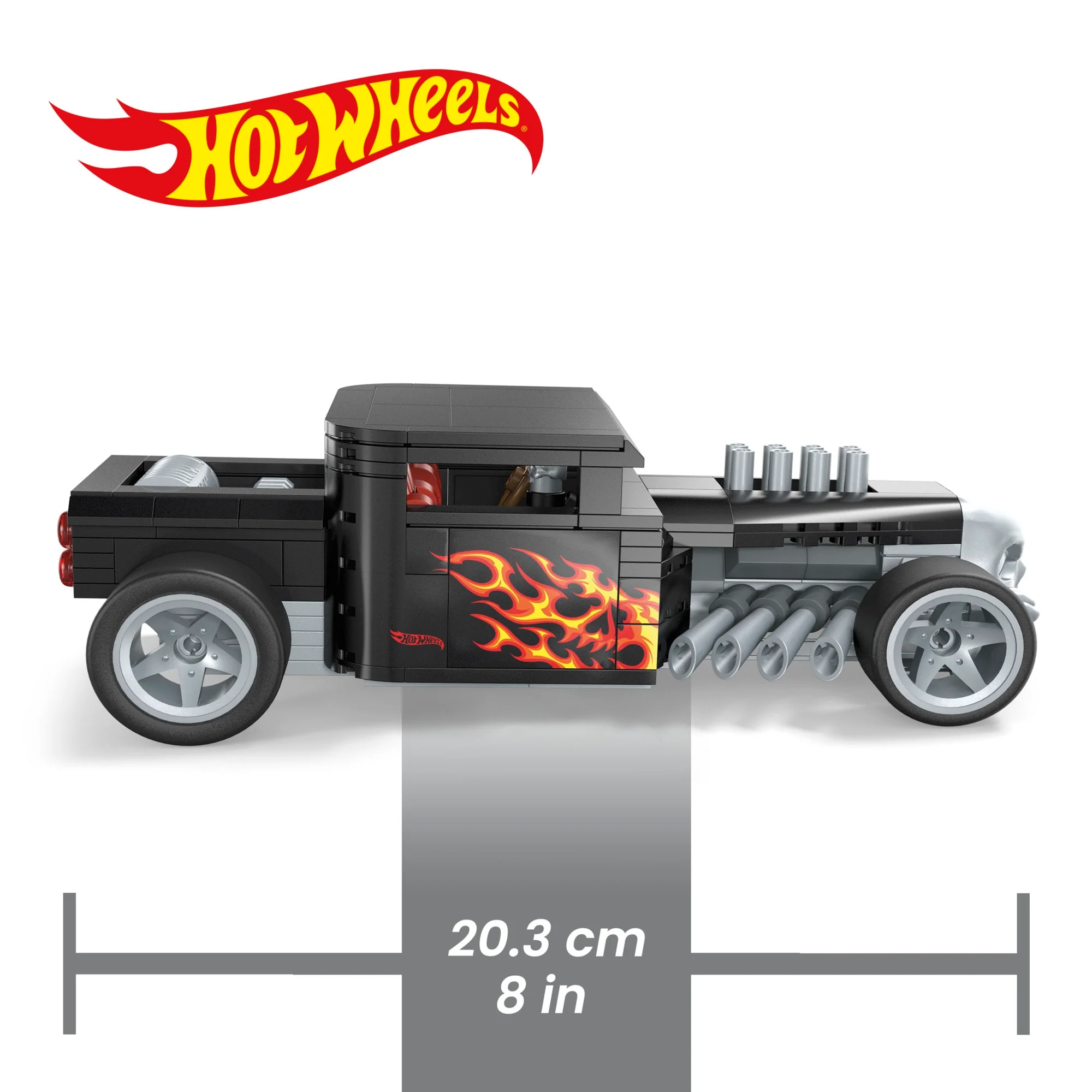 Mattel Creations MEGA Showcase Hot Wheels Bone Shaker Building Set