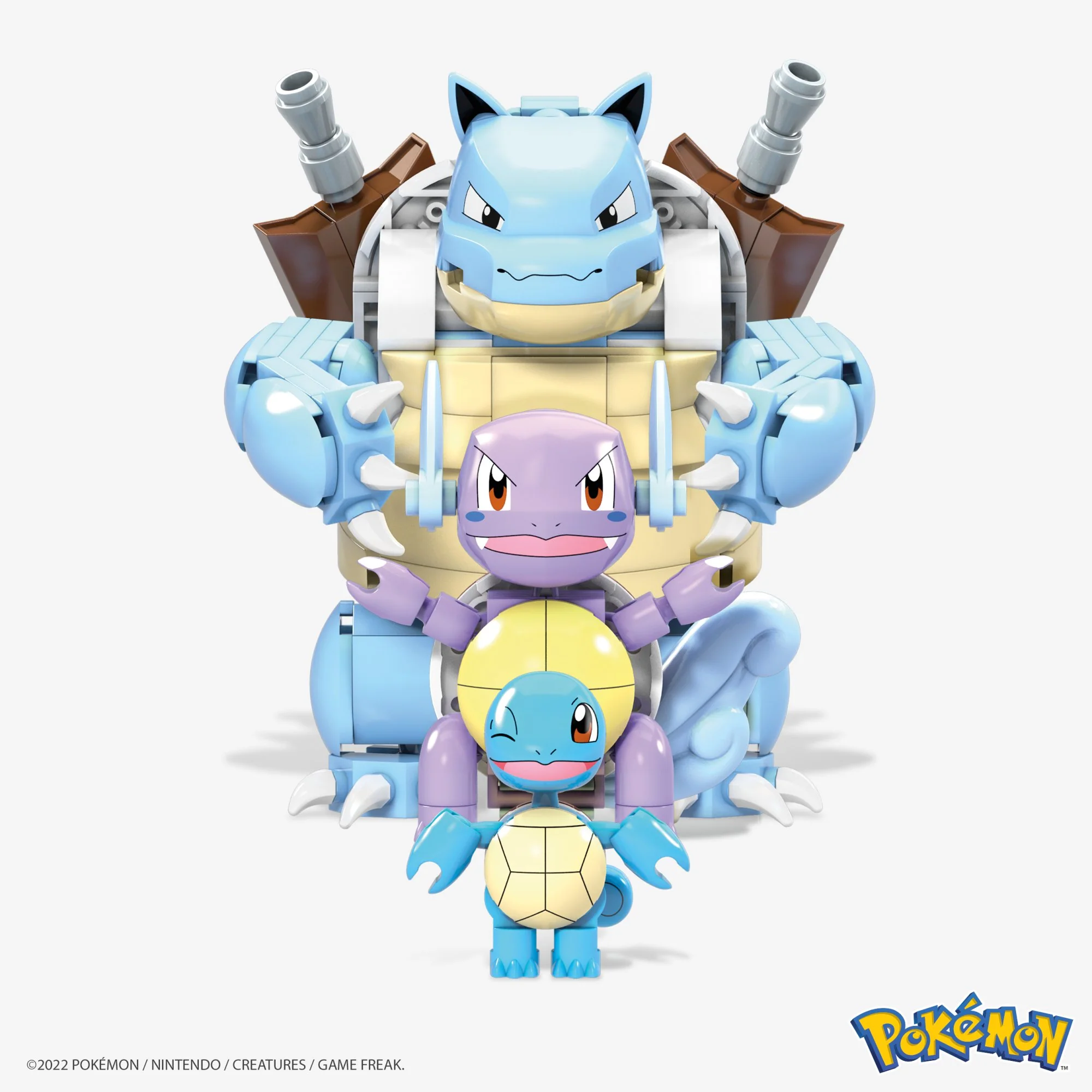 Mattel Creations MEGA Construx Pokemon Squirtle Evolution Construction Set