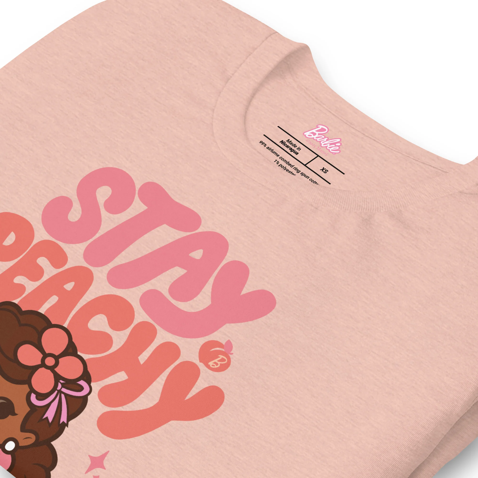 Mattel Creations Barbie Stay Peachy Cutie Peach T-Shirt