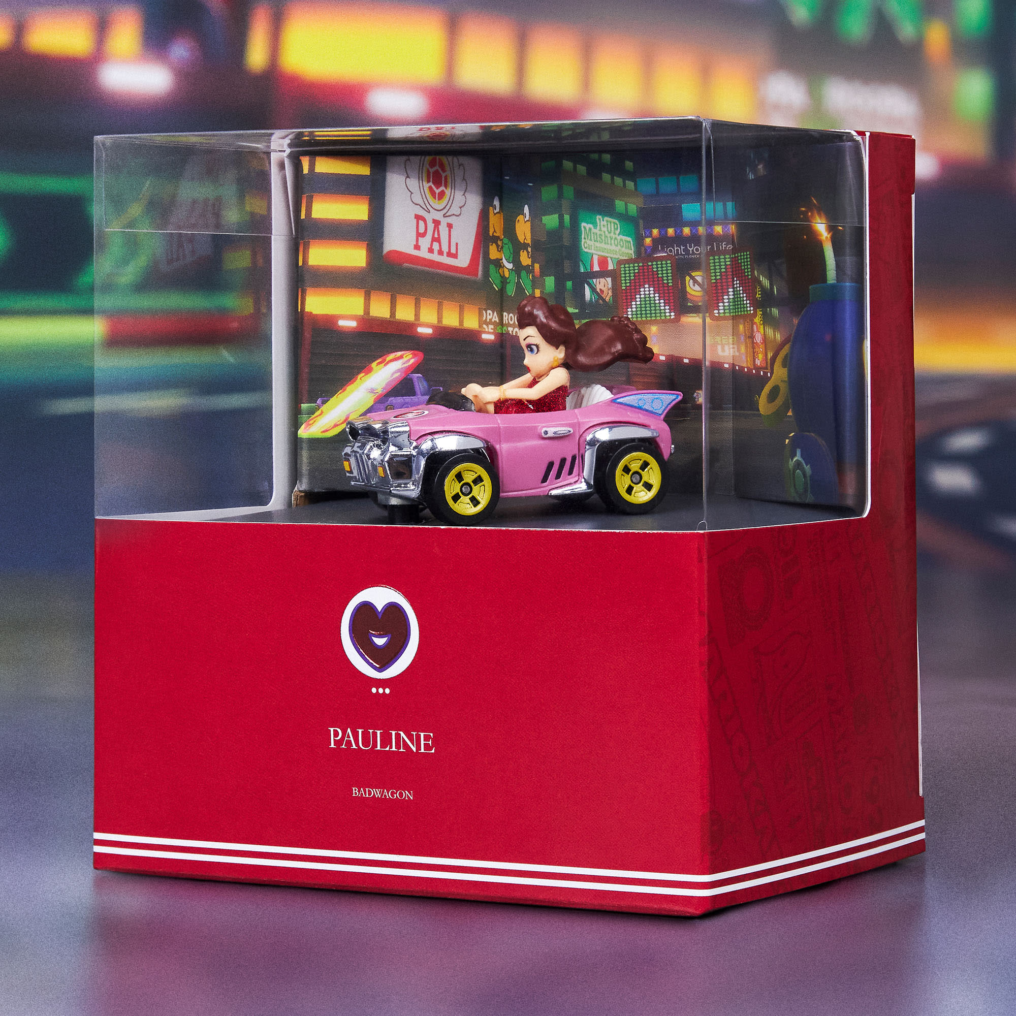 Mattel Creations Hot Wheels Mario Kart Pauline Vehicle