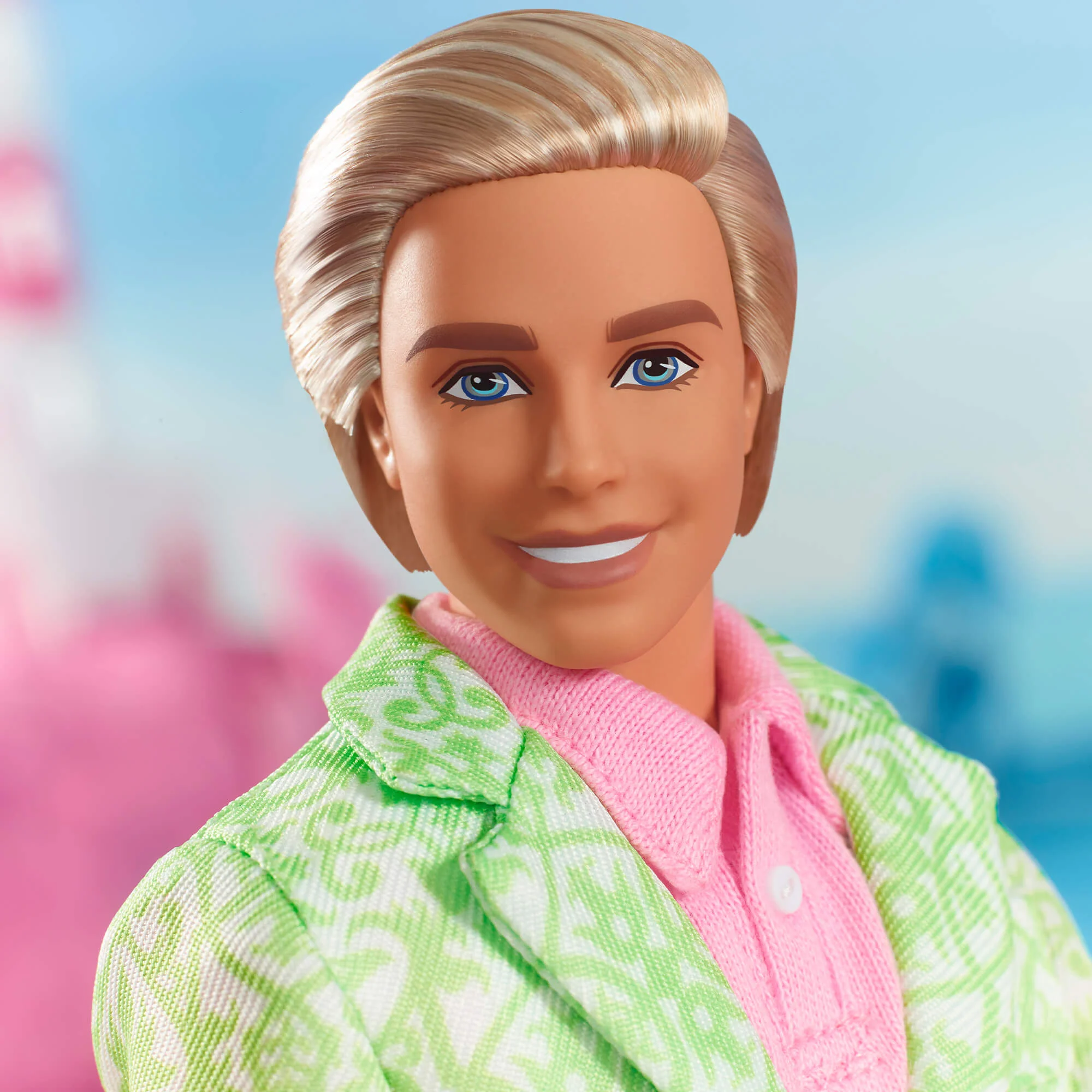 Mattel Creations “Sugar's Daddy” Ken Doll in Pastel Suit With Dog – Barbie The Movie