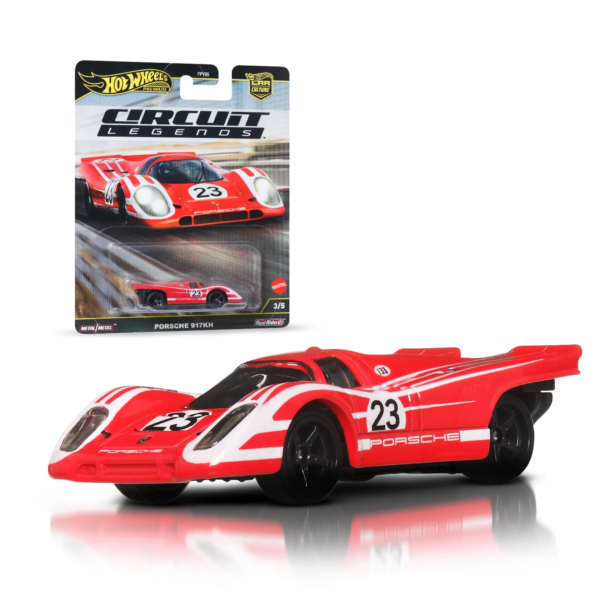 Mattel Creations Hot Wheels Premium Car Culture Circuit Legends Porsche 917KH