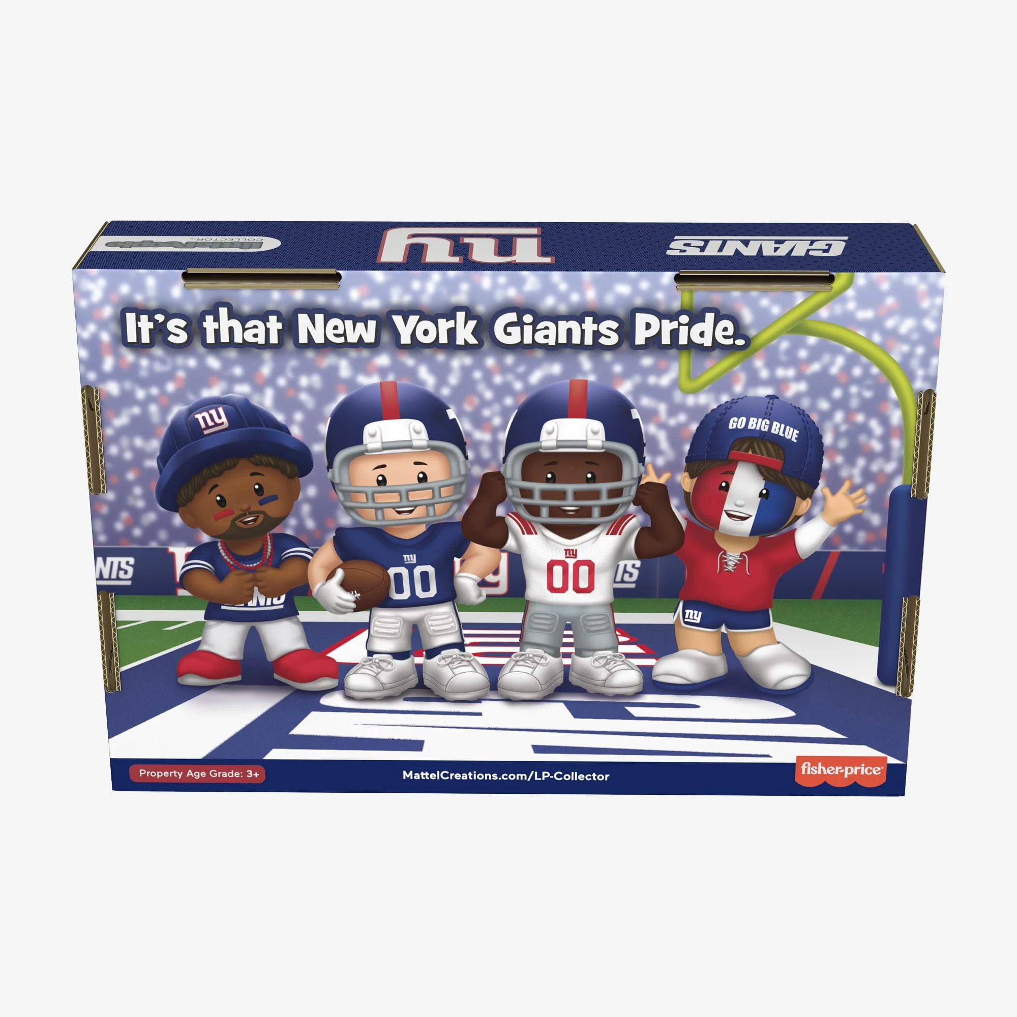 Mattel Creations Little People Collector x NFL New York Giants Set