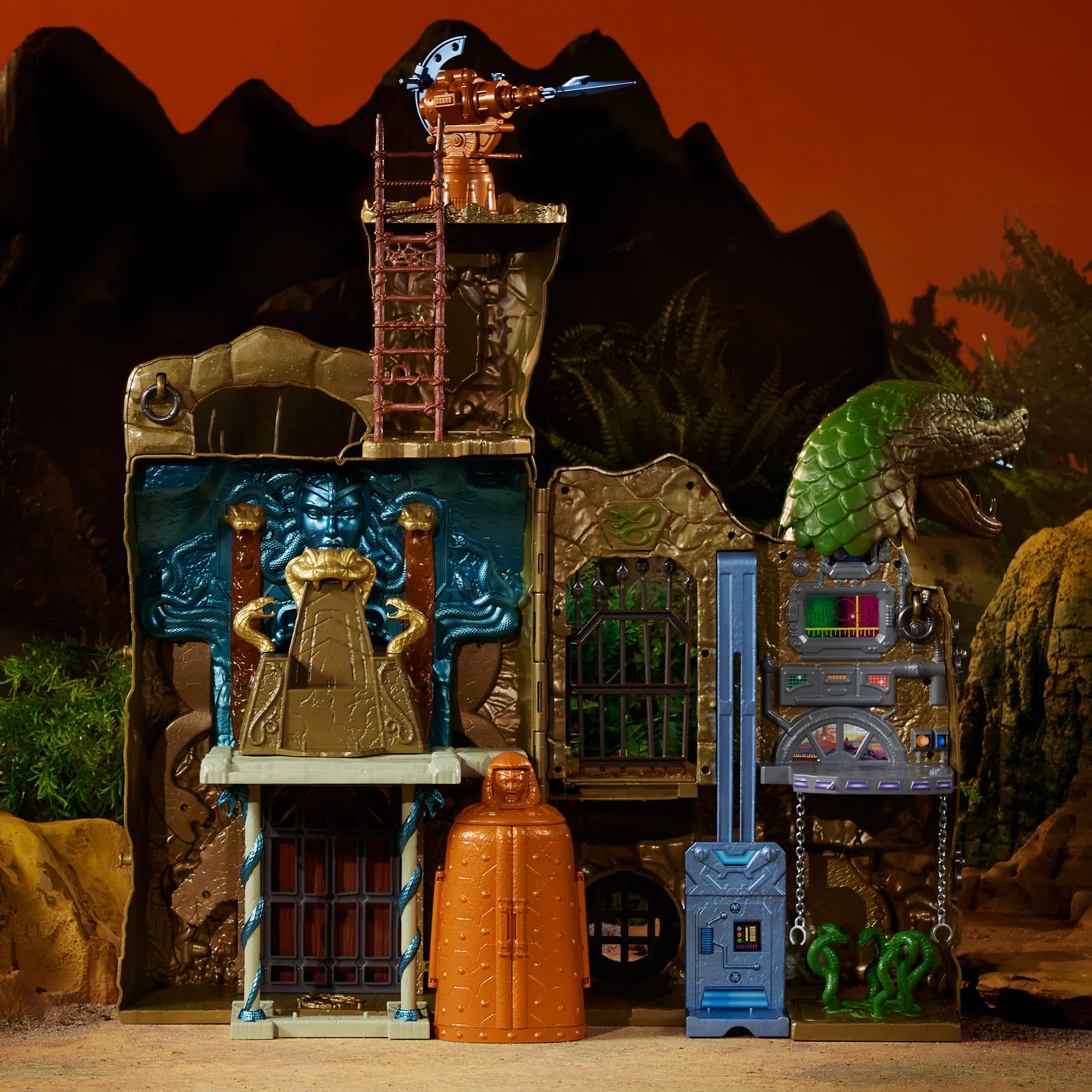 Mattel Creations Masters of the Universe Origins Snake Lair Playset Crowdfund