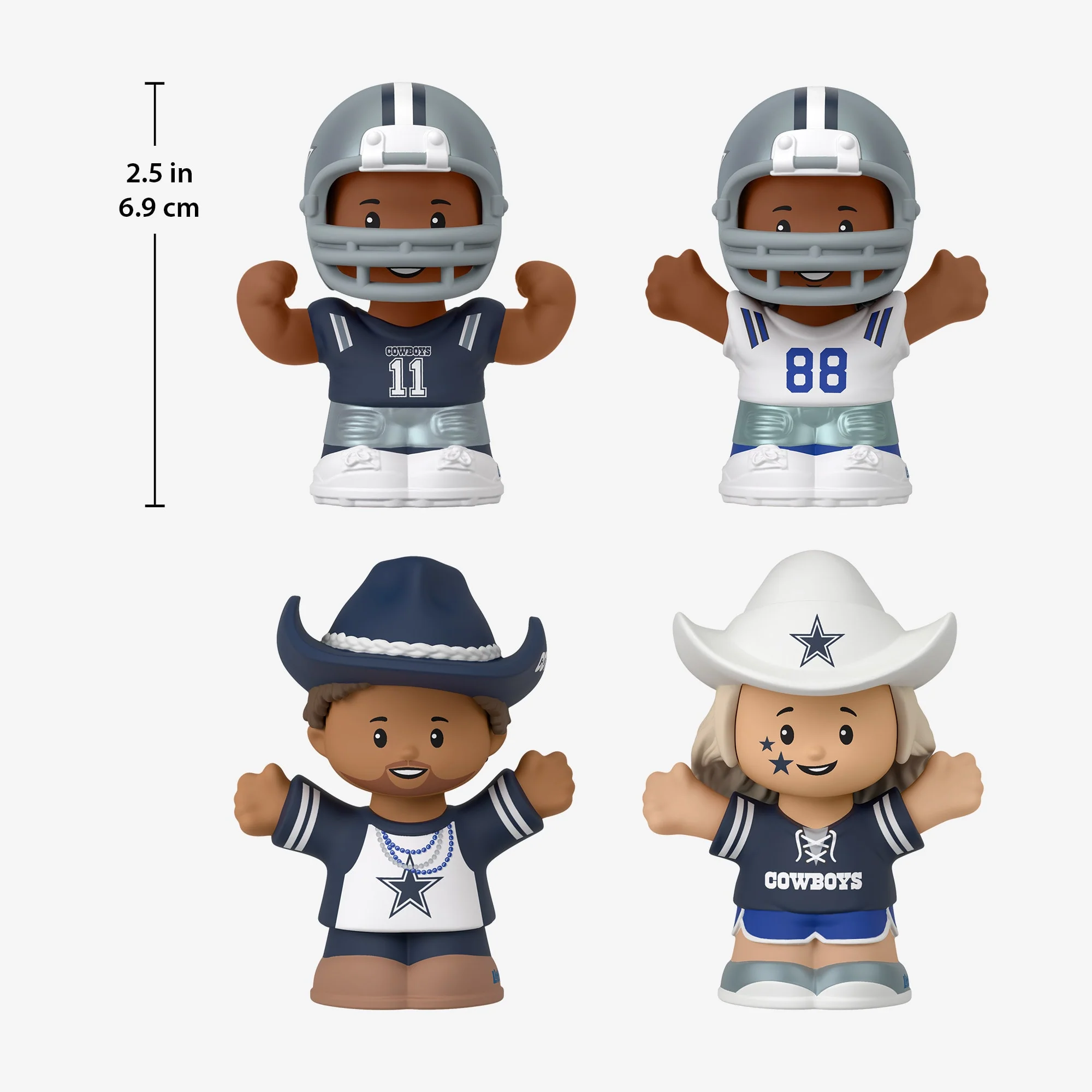 Mattel Creations Little People Collector x NFL Dallas Cowboys Set