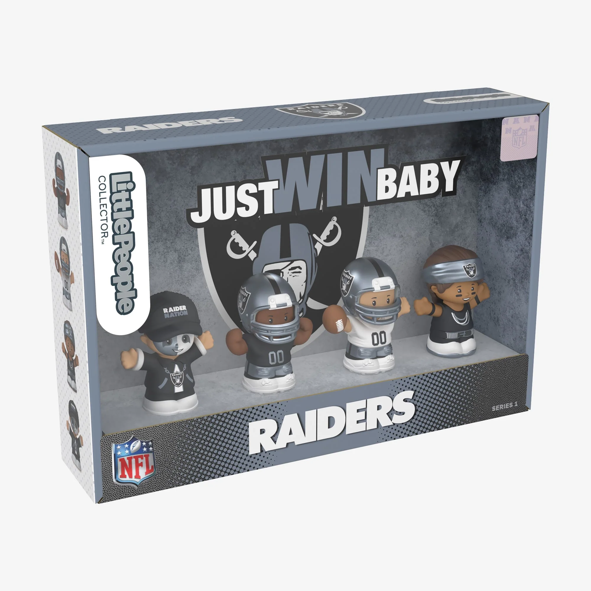 Mattel Creations Little People Collector x NFL Las Vegas Raiders Set
