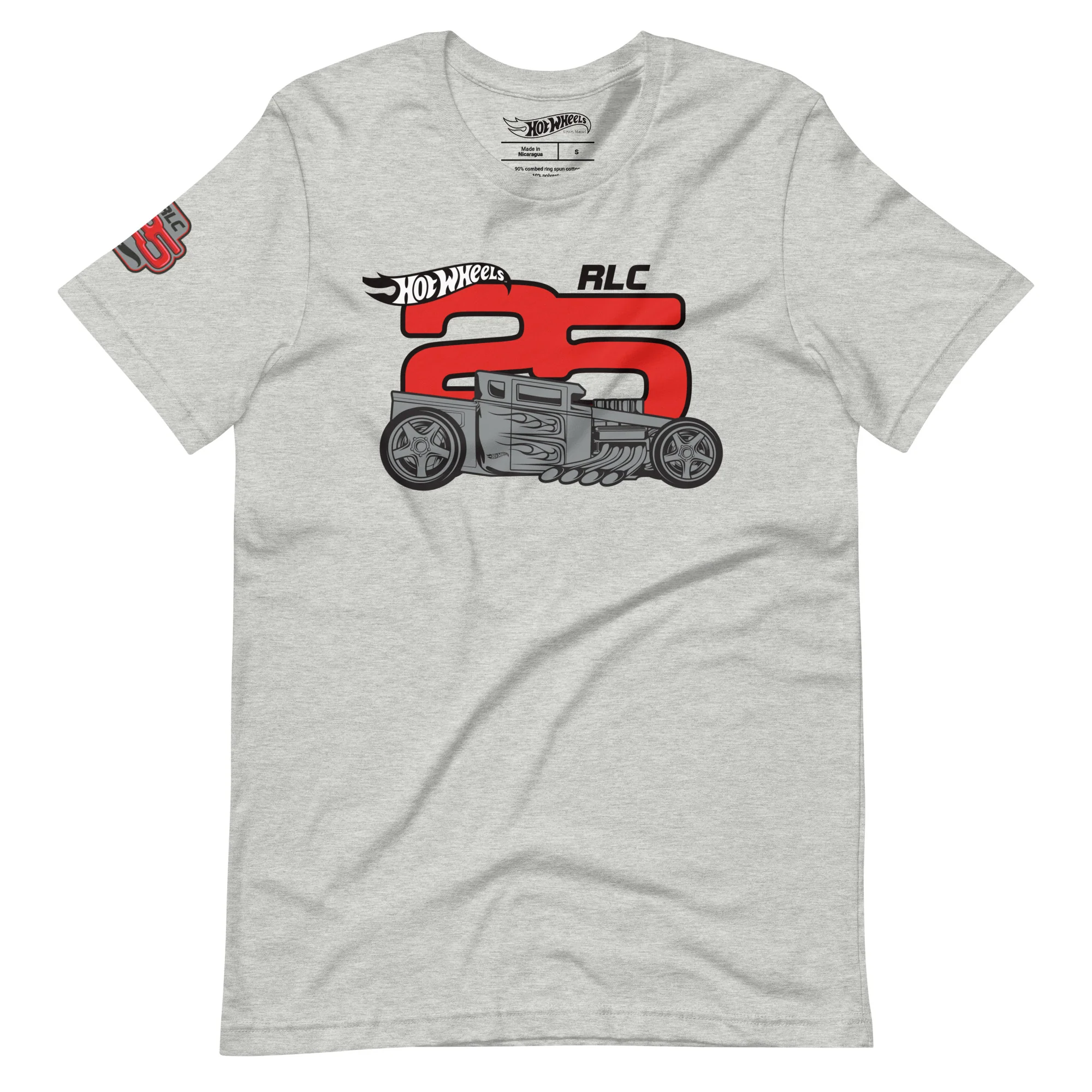 Mattel Creations Hot Wheels 2025 RLC Membership Grey T-Shirt