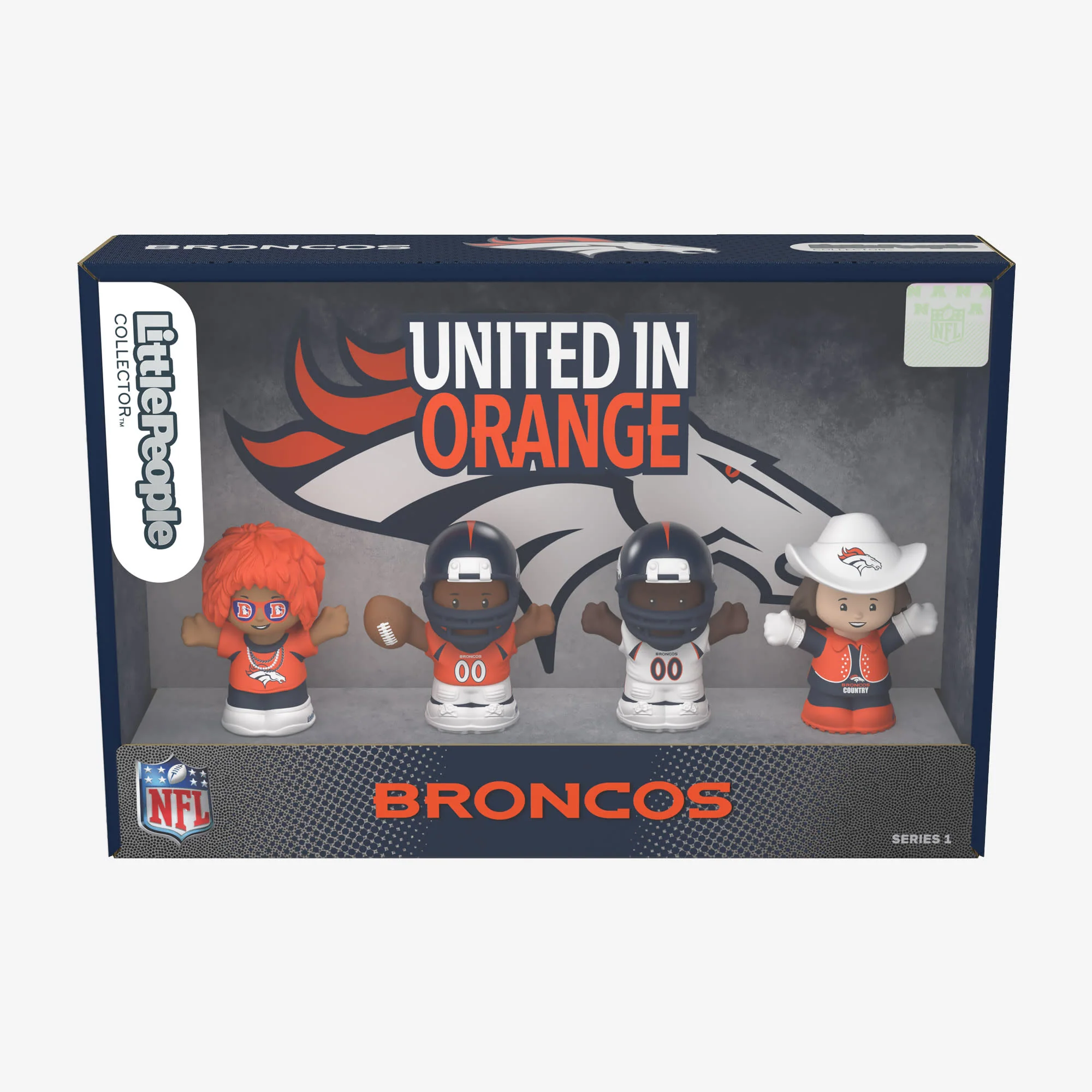 Mattel Creations Little People Collector x NFL Denver Broncos Set