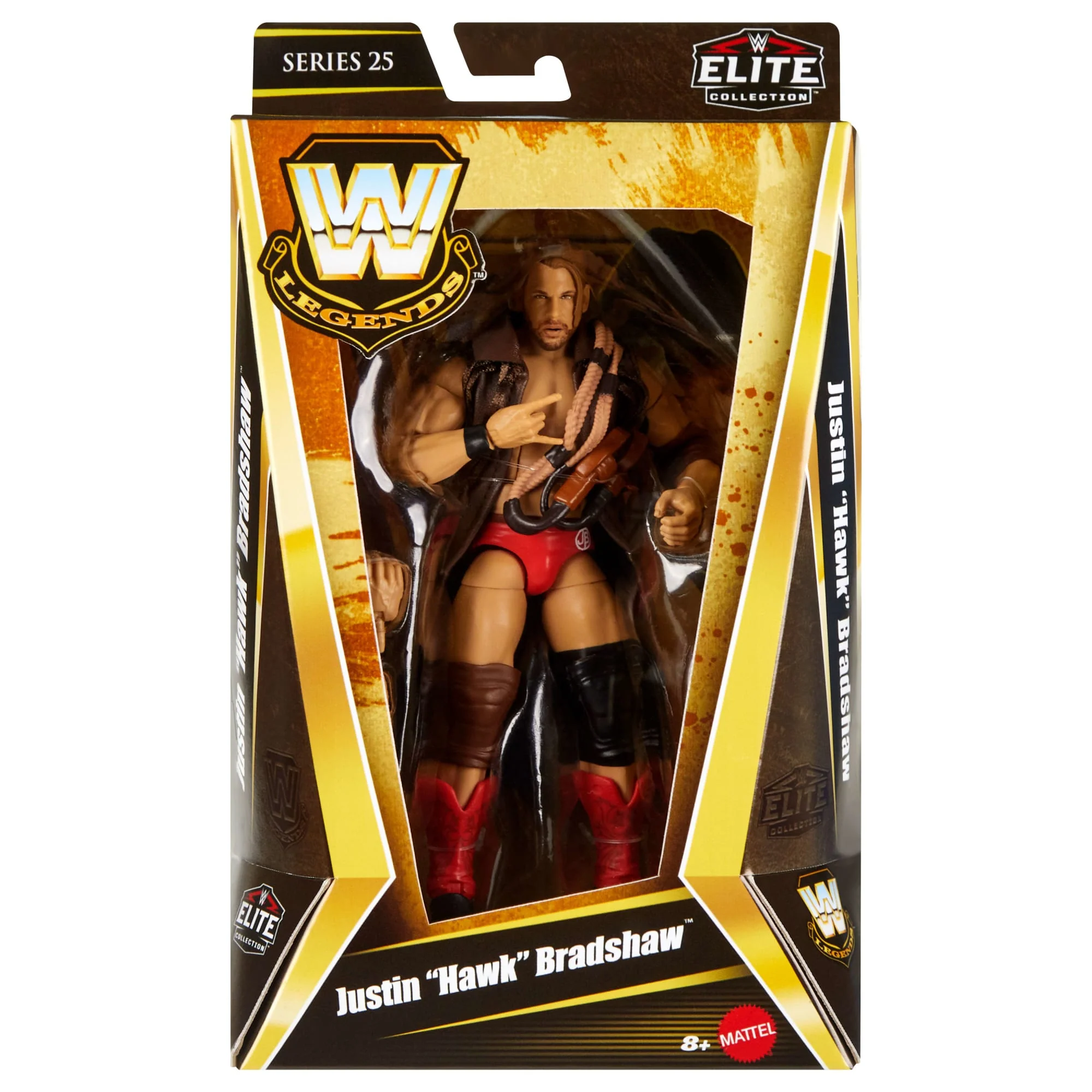 Mattel Creations WWE Elite Legends Justin “Hawk” Bradshaw Action Figure