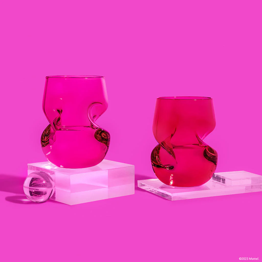 Mattel Creations Barbie™ X Dragon Glassware® Stemless Wine Glasses