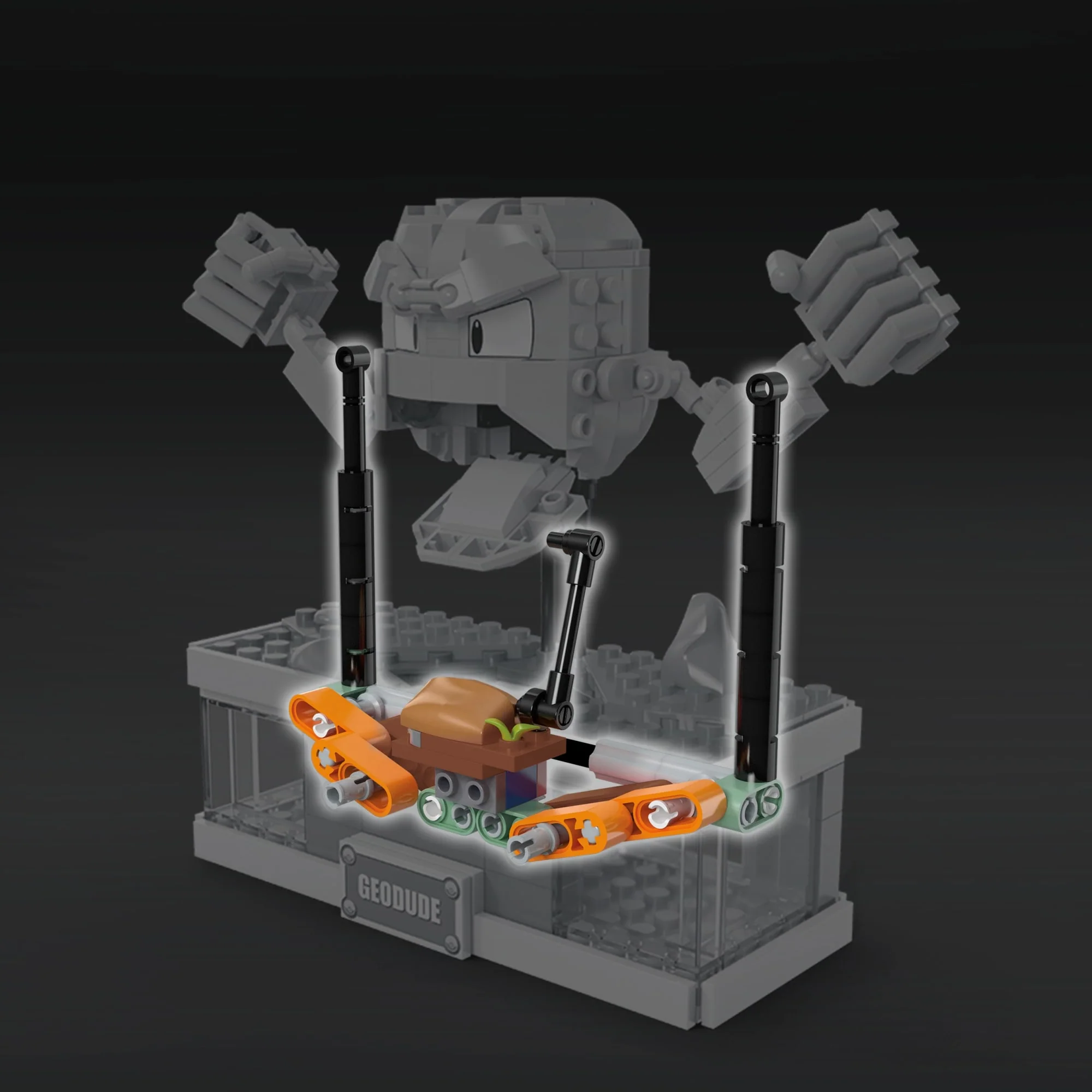 Mattel Creations MEGA Pokémon Mini Motion Geodude Building Set