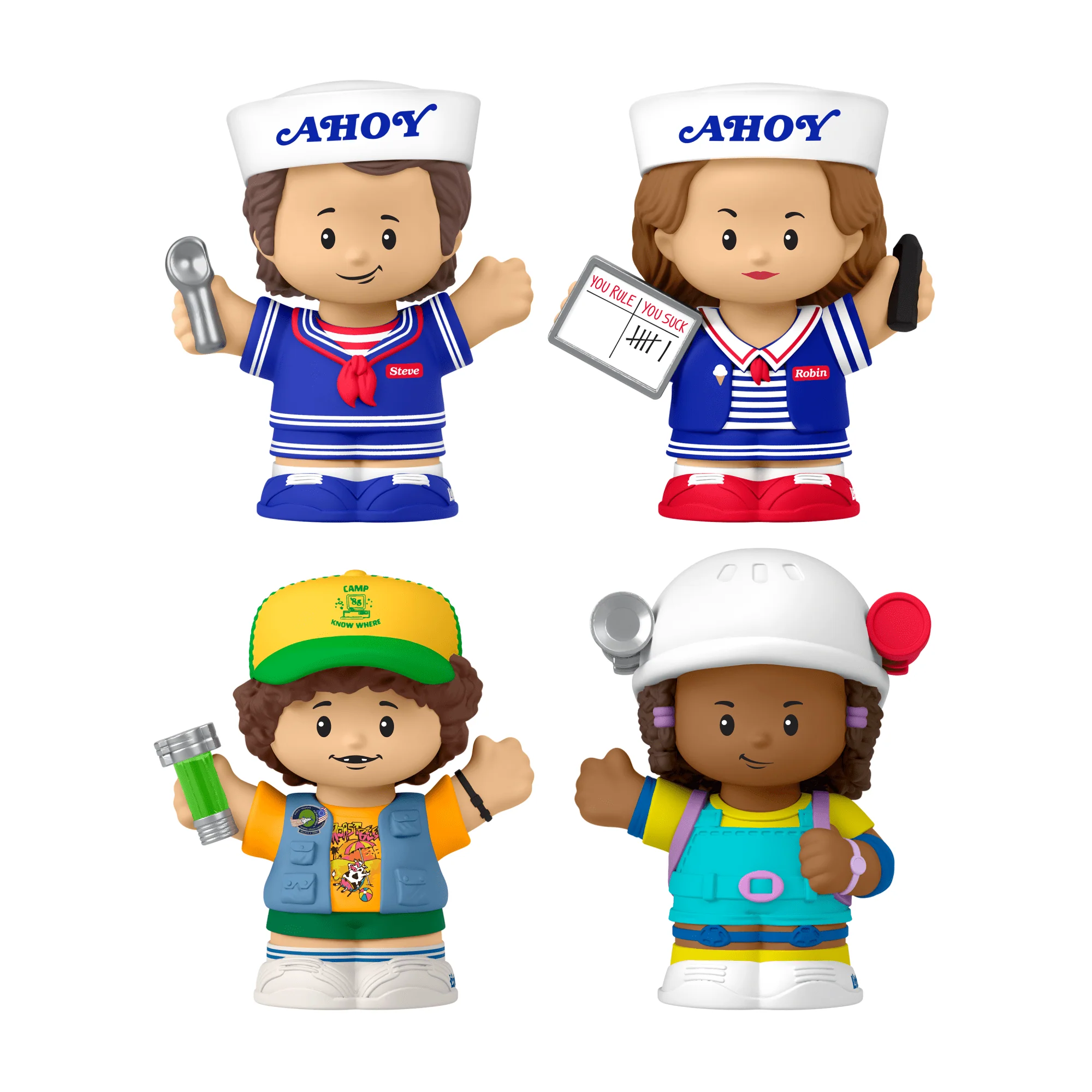 Mattel Creations Little People Collector Stranger Things: Scoops Troop Special Edition Set