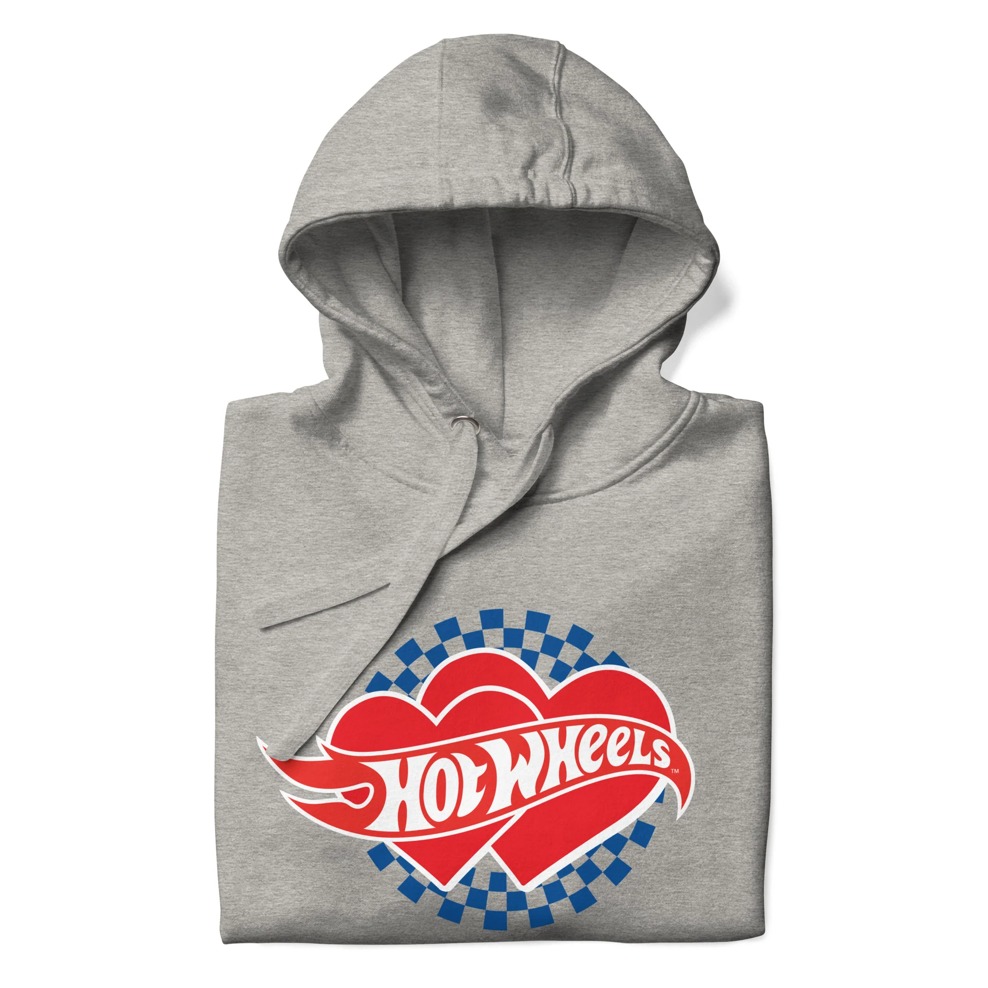 Mattel Creations Hot Wheel Checkered Hearts Hoodie