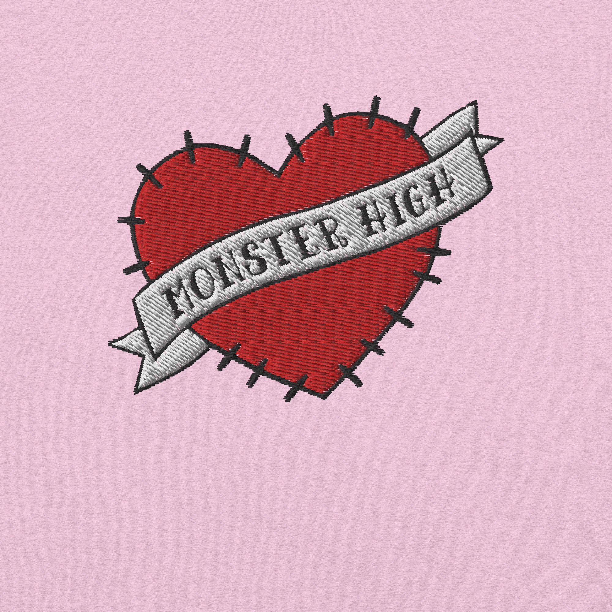 Mattel Creations Monster High Embroidered Logo Heart T-Shirt