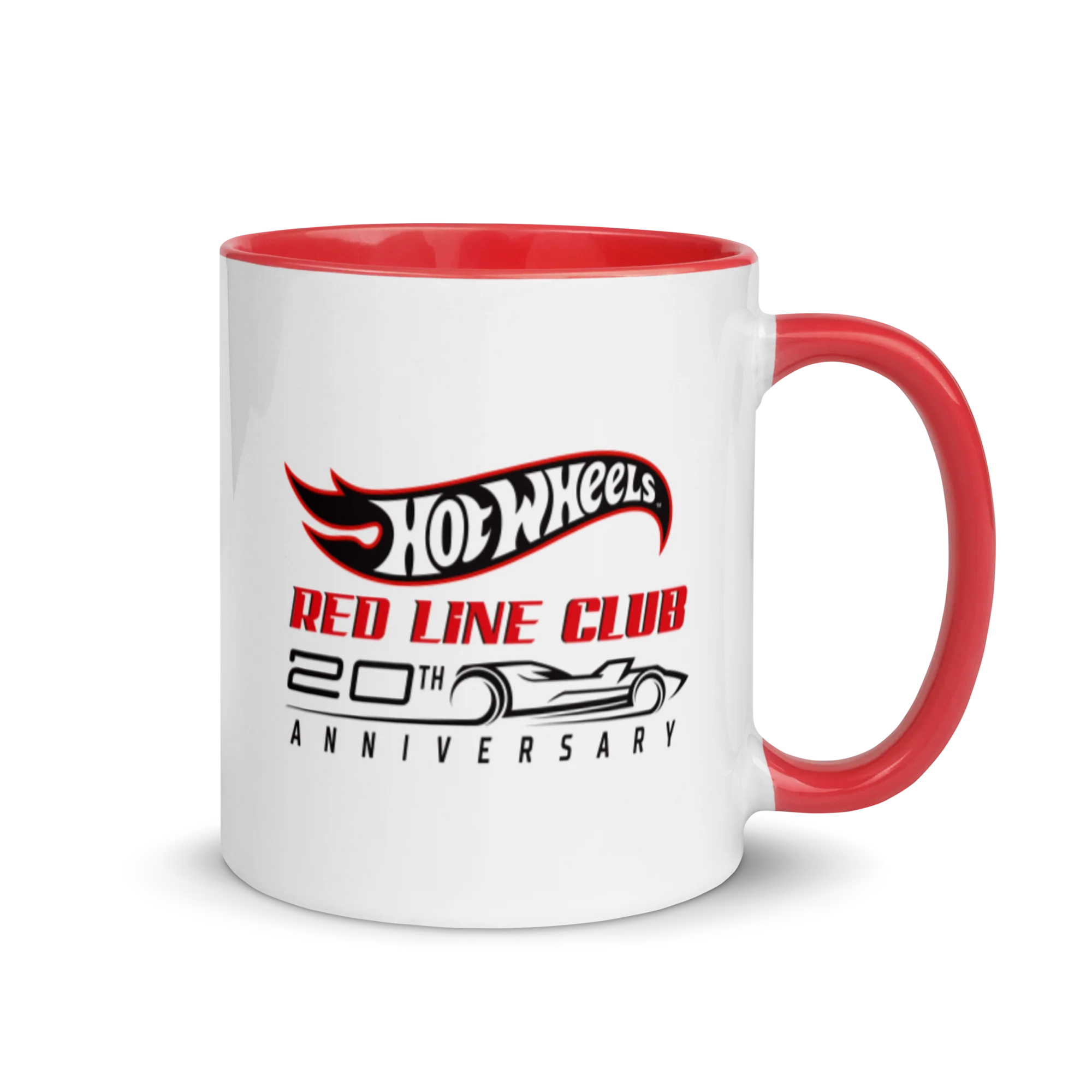 Mattel Creations Hot Wheels® Red Line Club® 20th Anniversary Silhouette Logo Mug