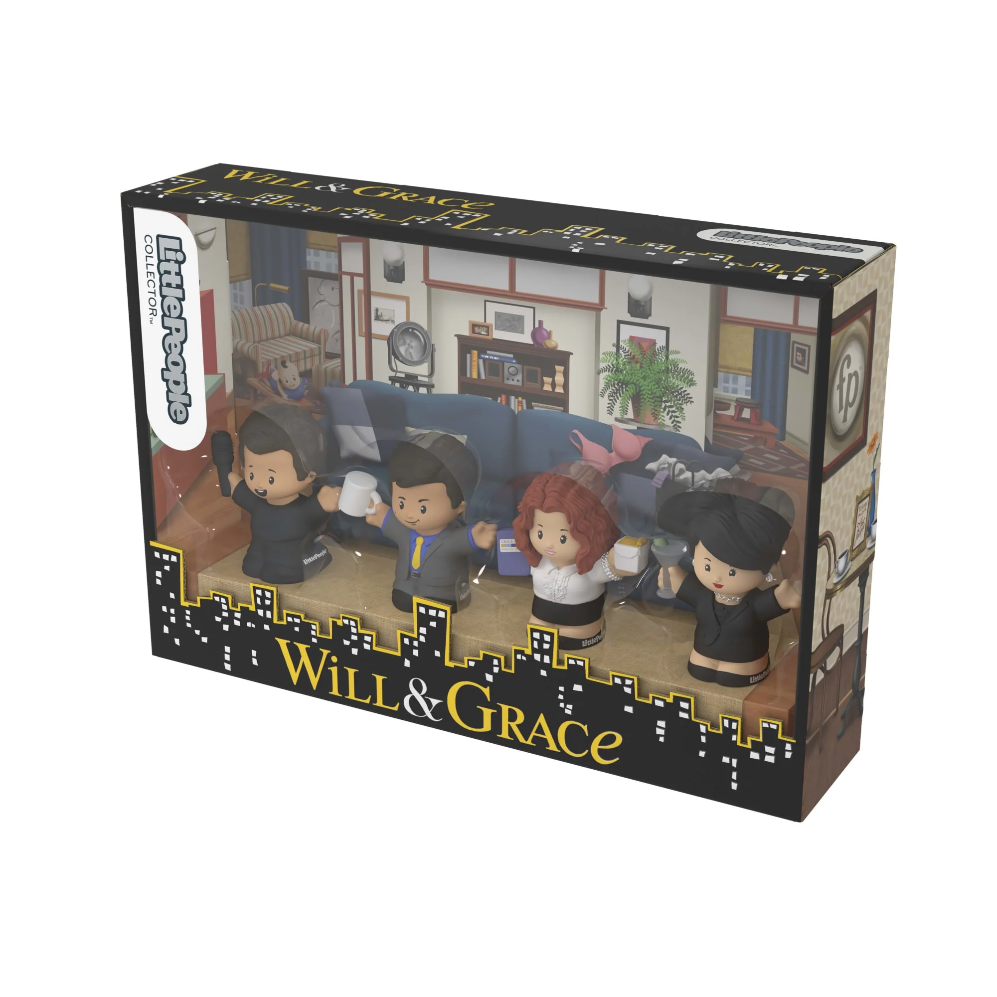 Mattel Creations Little People Collector Will and Grace TV Series Special Edition Set