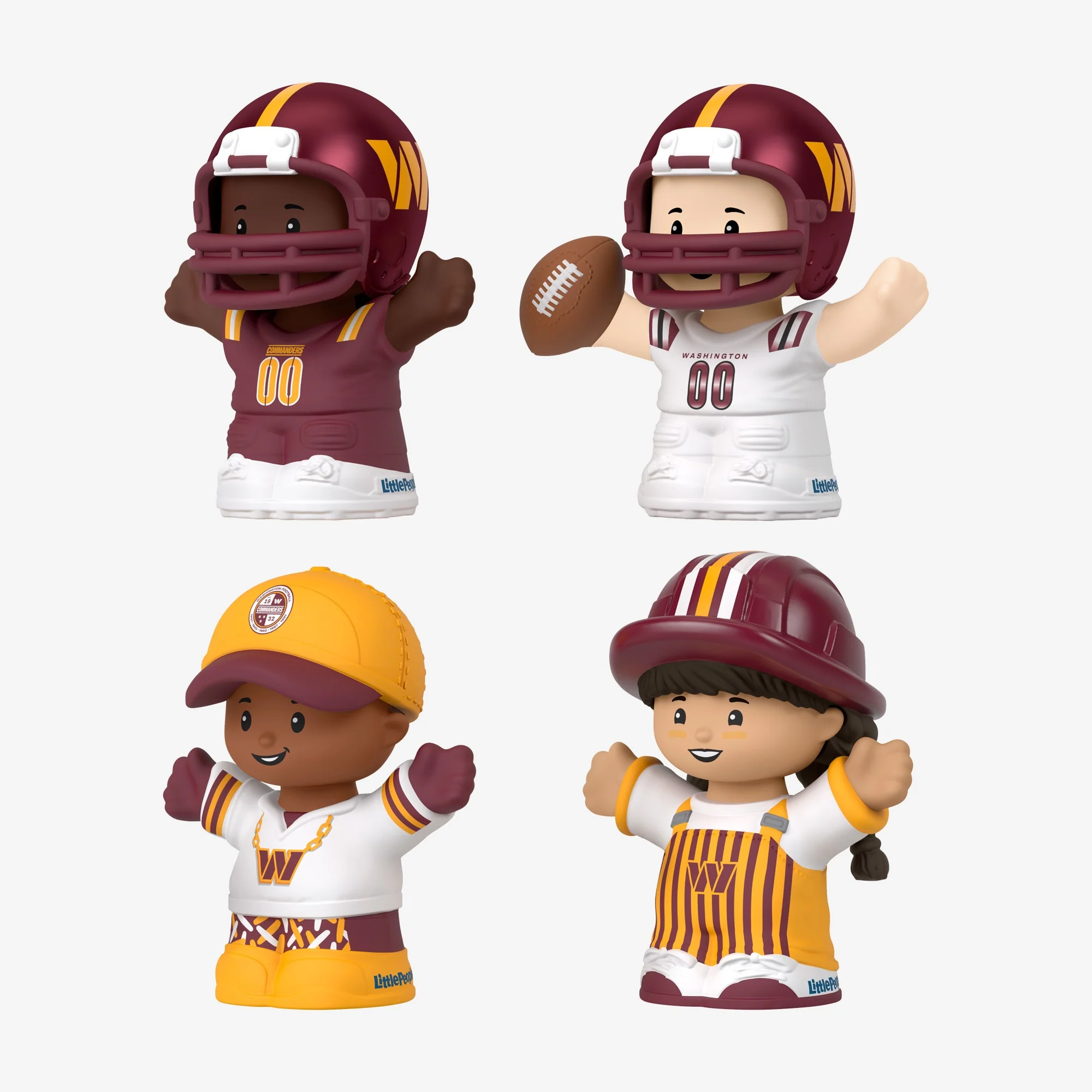 Mattel Creations Little People Collector x NFL Washington Commanders Set