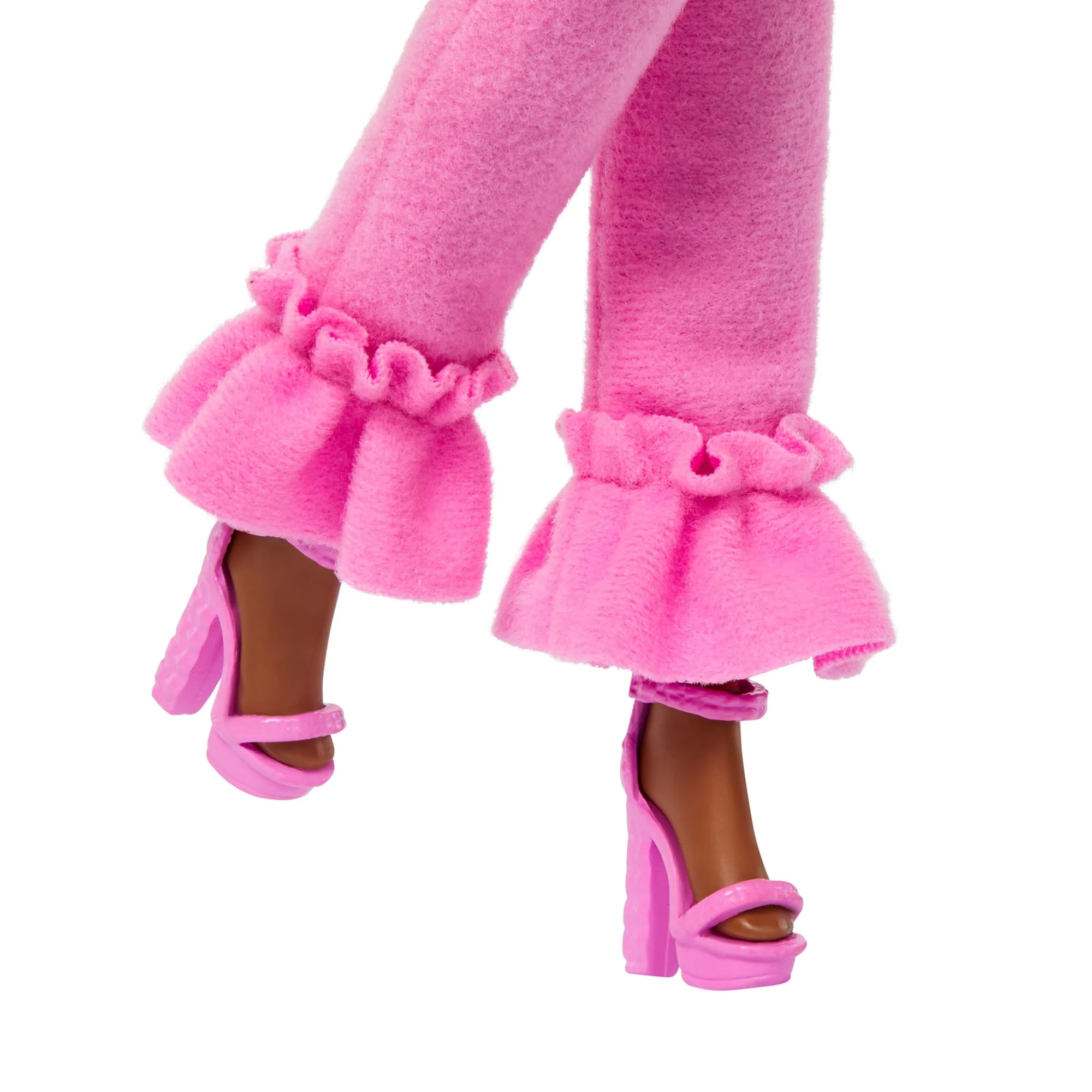 Mattel Creations Barbie Deluxe Style Doll #4 in Soft Pink Jumpsuit