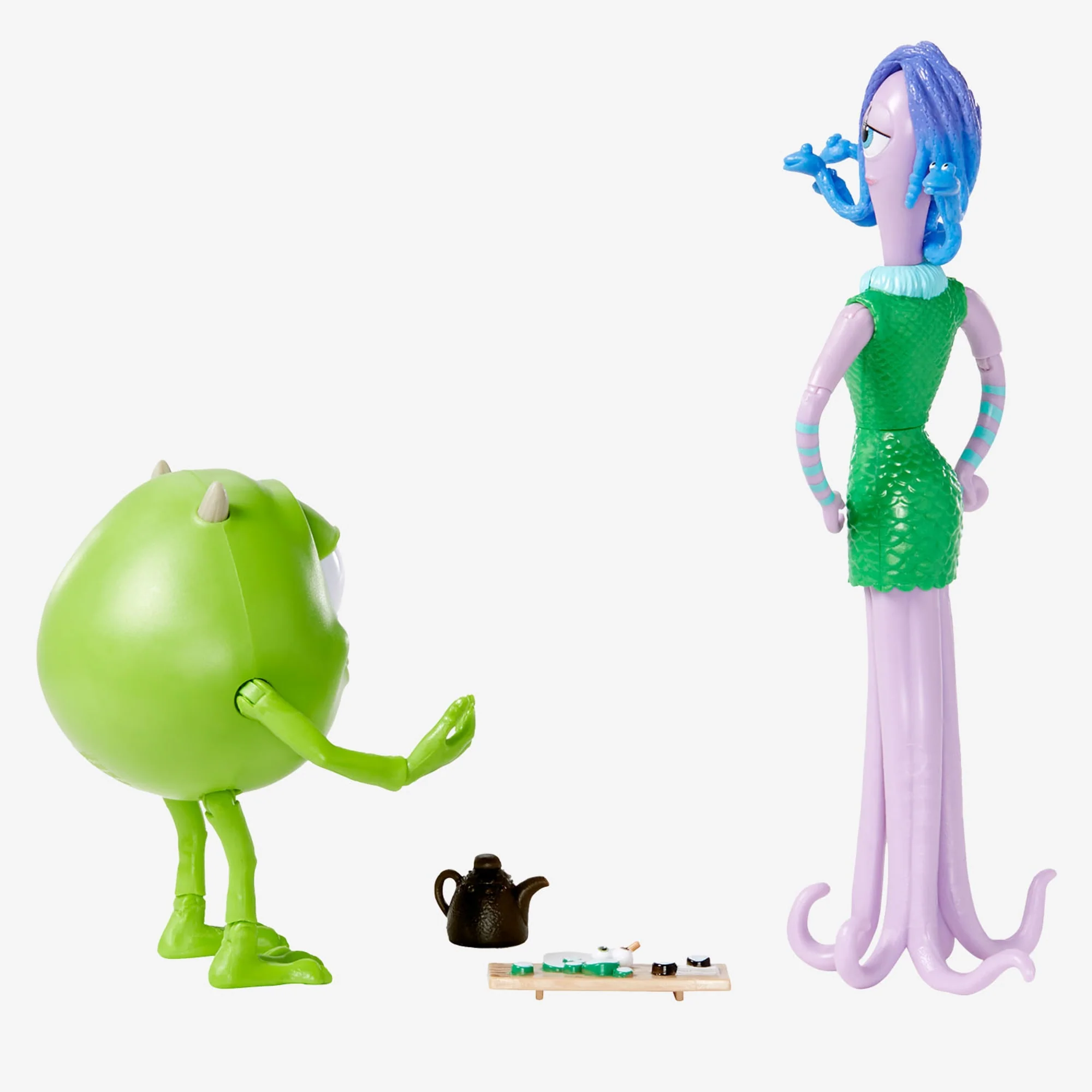 Mattel Creations Pixar Featured Favorites Celia & Mike Monsters Inc Figures