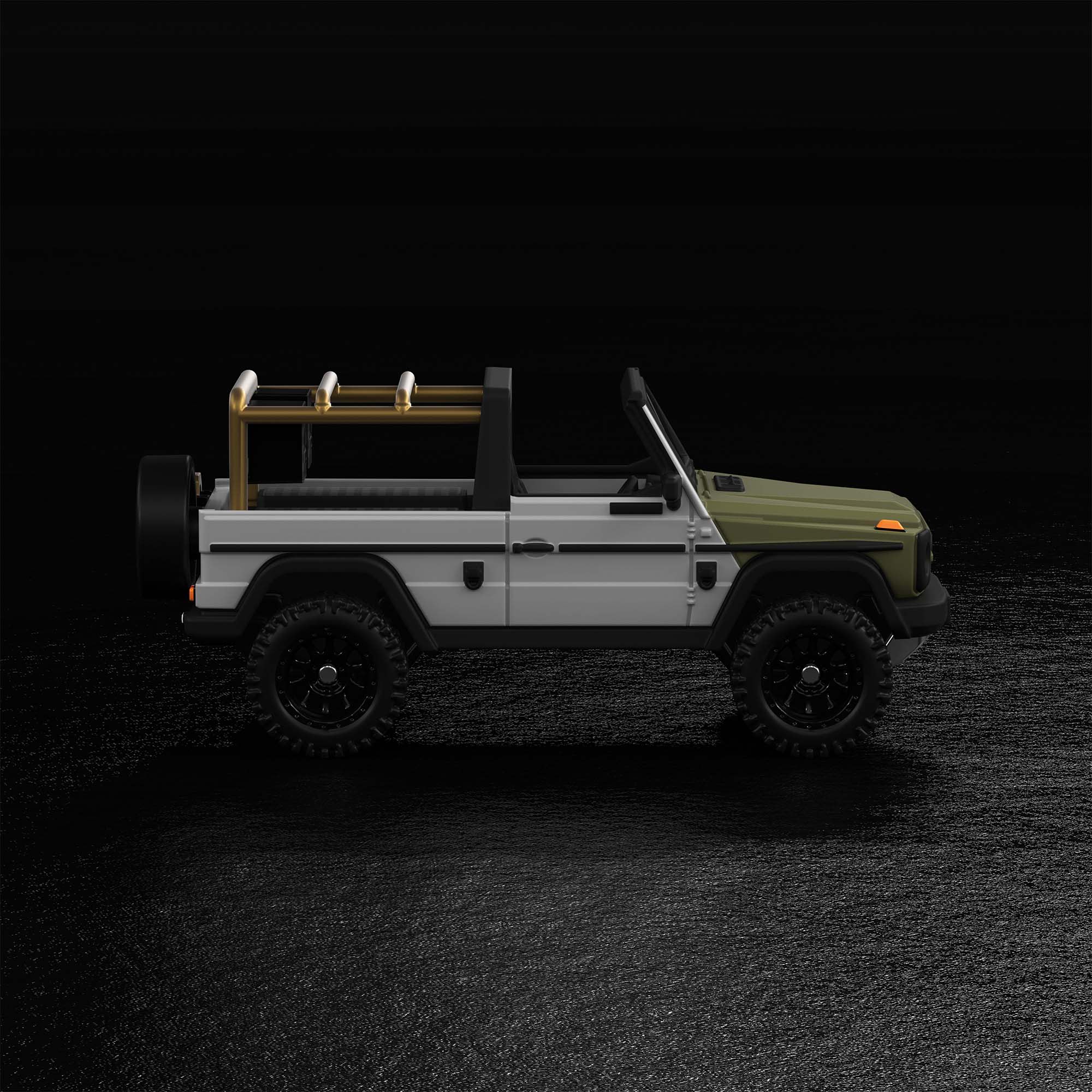 Mattel Creations Hot Wheels x Mercedes-Benz Project G-class Past II Future designed by NIGO