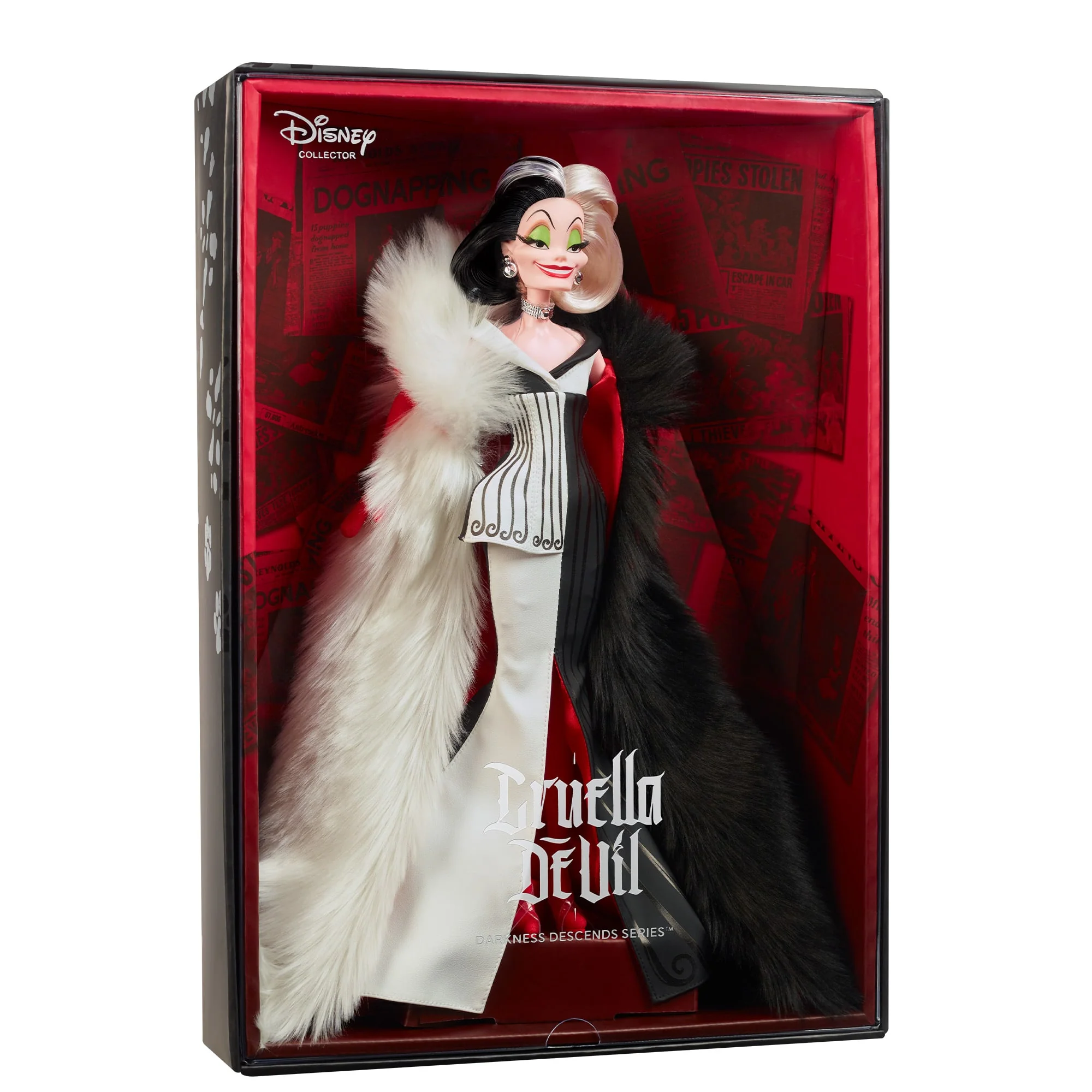 Mattel Creations Disney Darkness Descends Cruella De Vil Doll