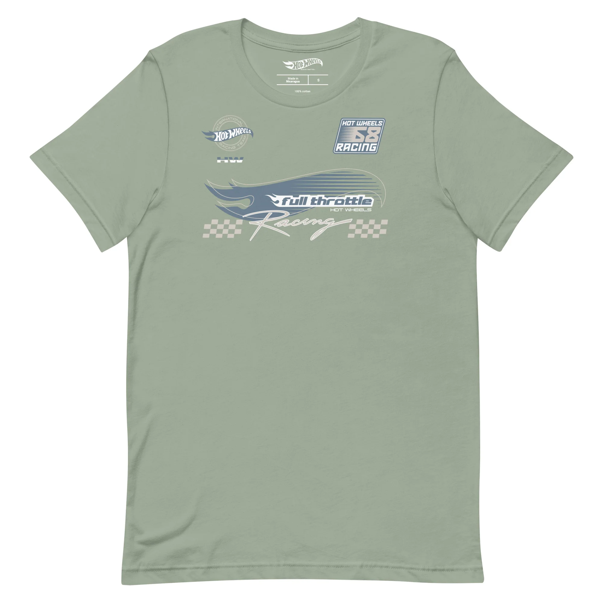 Mattel Creations Hot Wheels Racing Green T-Shirt
