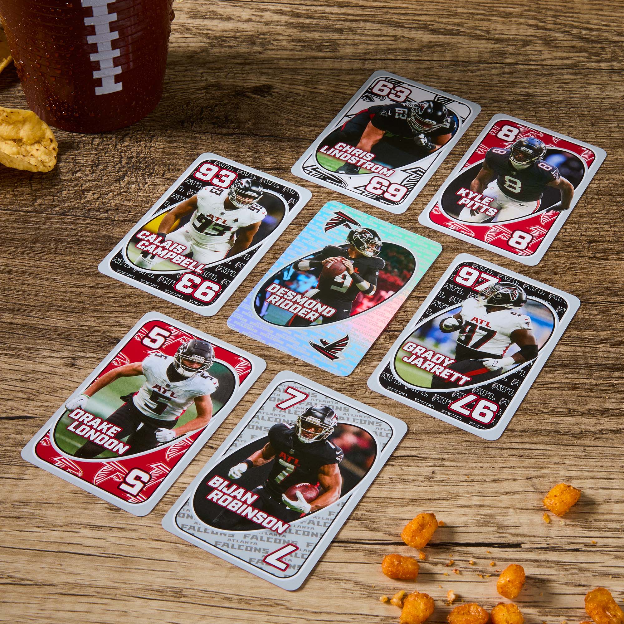 Mattel Creations UNO Fandom NFL Atlanta Falcons Game Deck