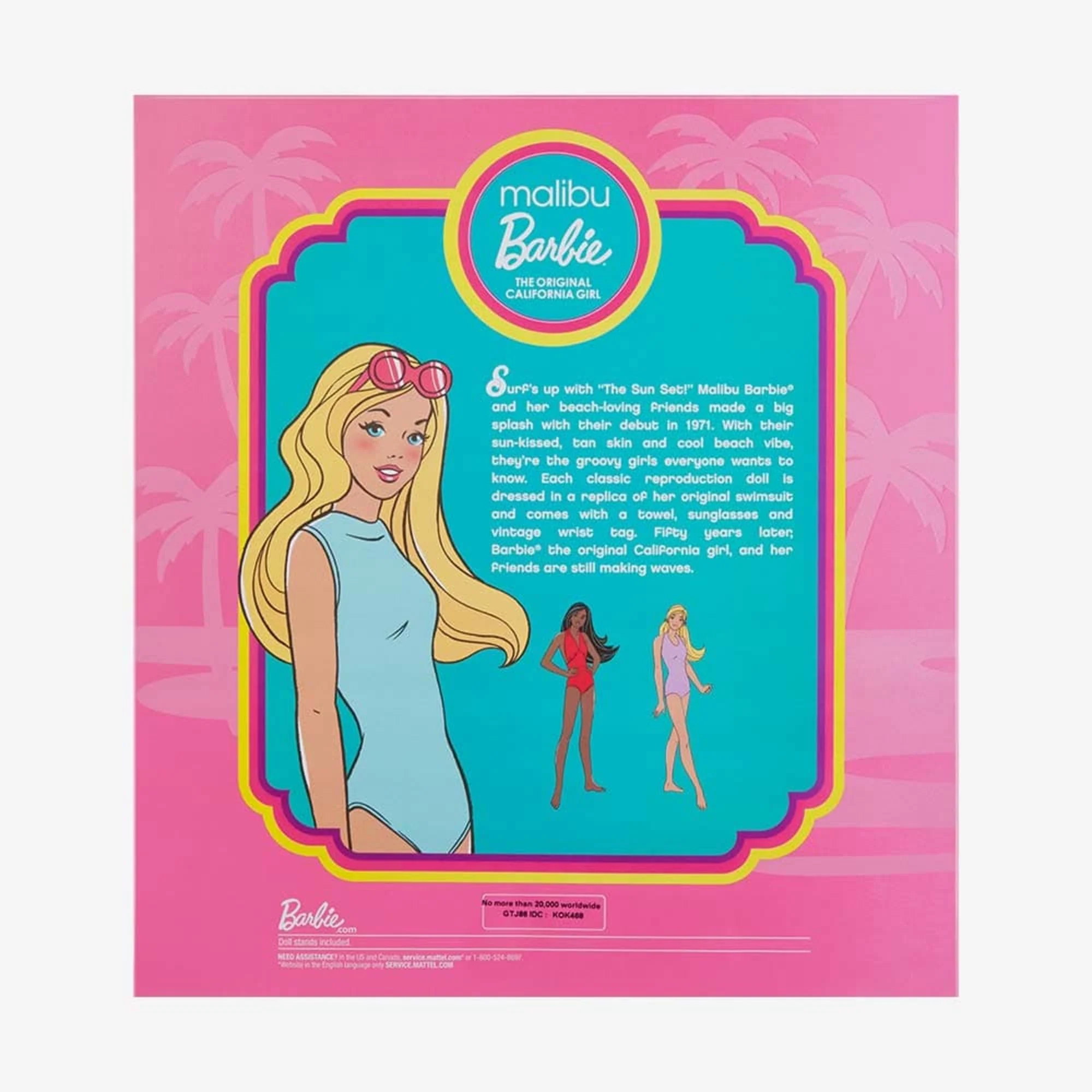 Mattel Creations Malibu Barbie Gift Set